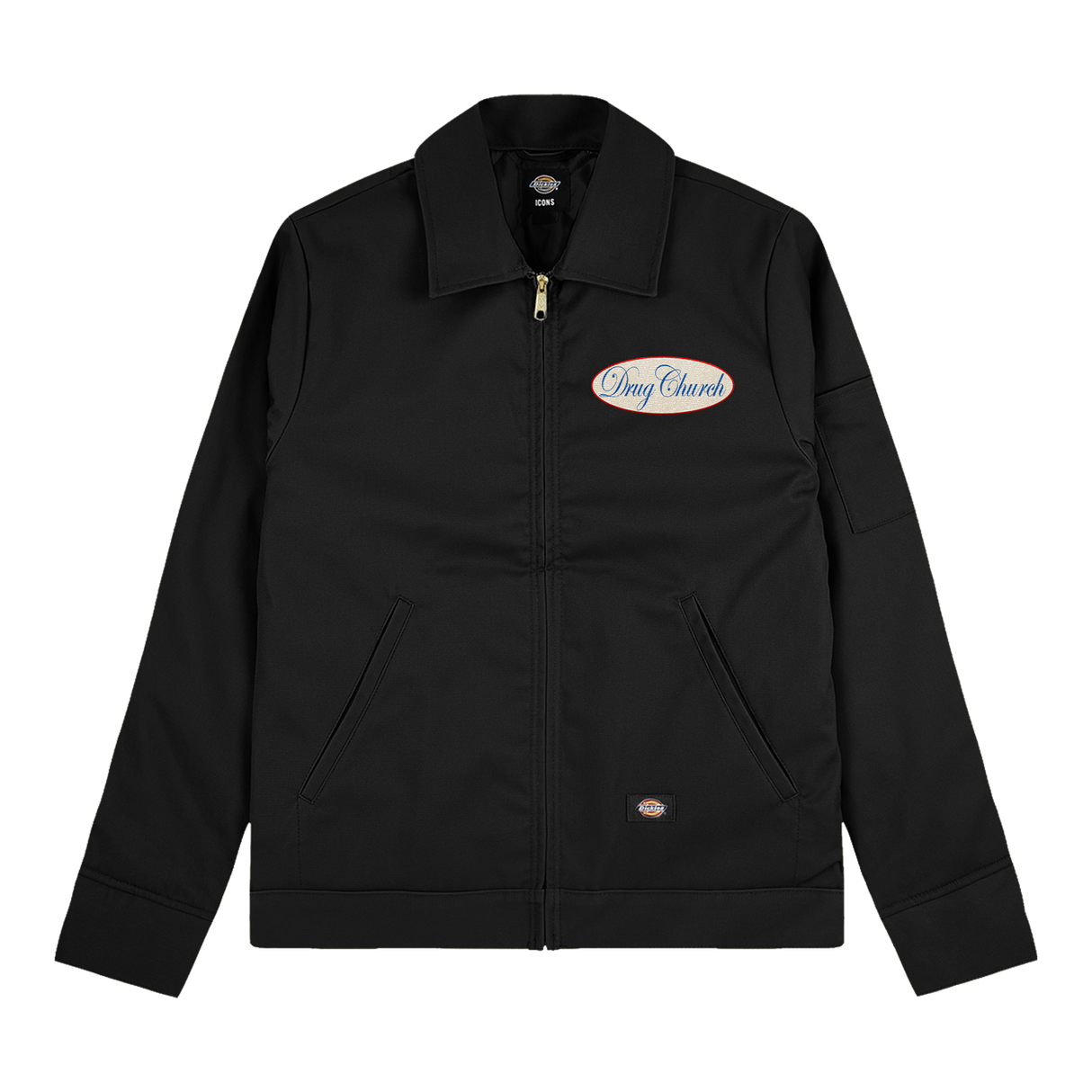 Drug Church - DC POSSE DICKIES JACKET BLACK - (PRE ORDER)