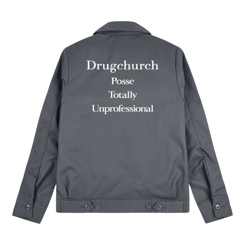 Drug Church - DC POSSE DICKIES JACKET GREY - (PRE ORDER)