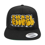 EXCEL - Block Letters Snapback - Black/Gold