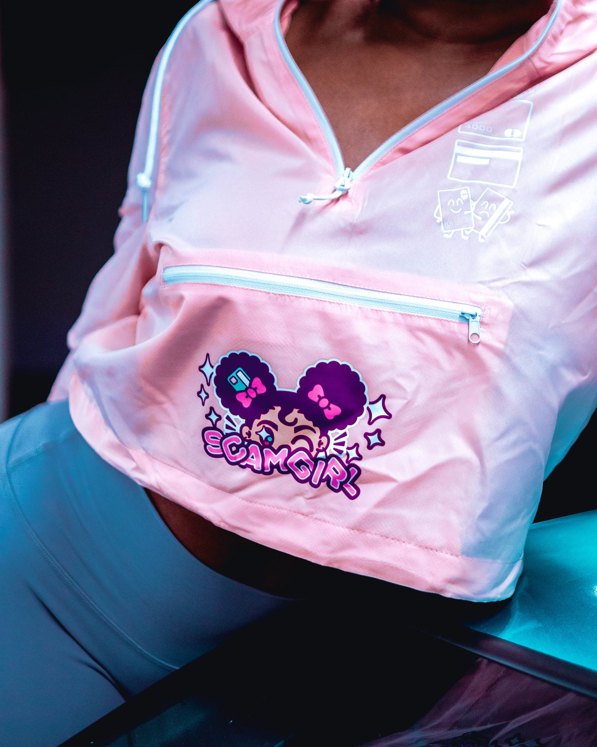 GUAPDAD4000 - Scam Girl Crop Top Jacket