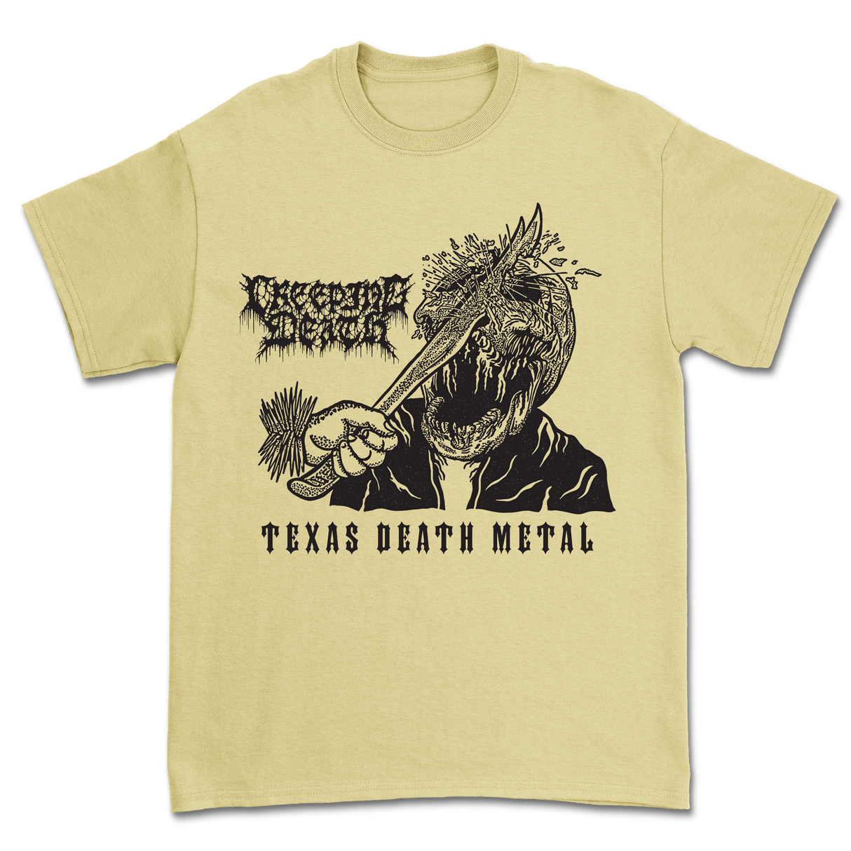 Creeping Death - Texas Death Metal Sword Smasher T-Shirt