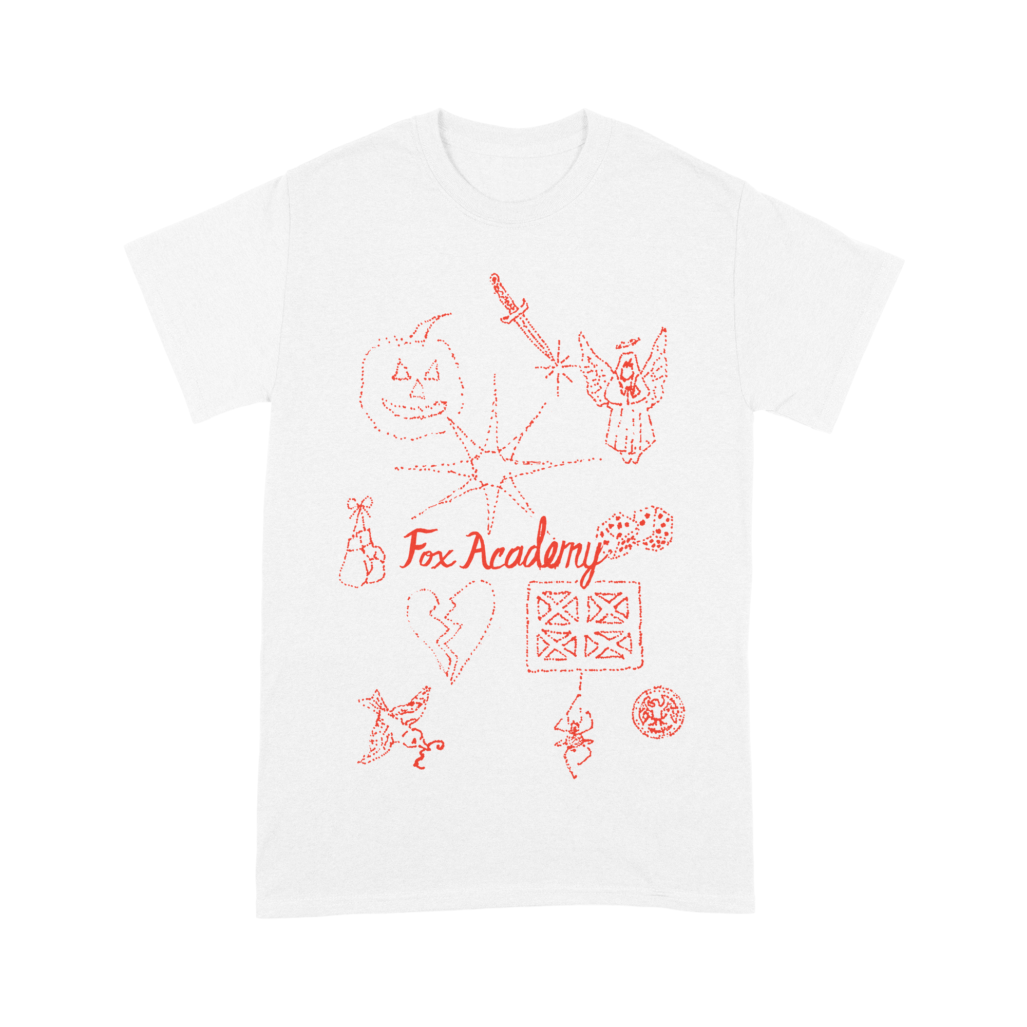 Fox Academy - Flash Art T-Shirt (White)