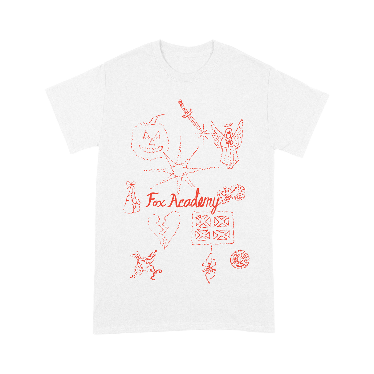 Fox Academy - Flash Art T-Shirt (White)