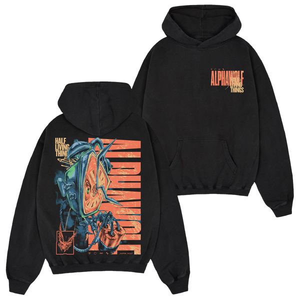 Alpha Wolf - Half Living Things Hoodie