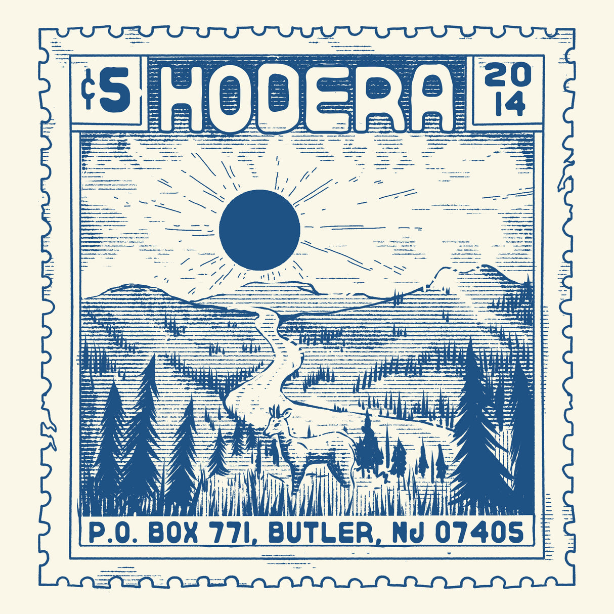 Hodera - "Stamp" Sticker