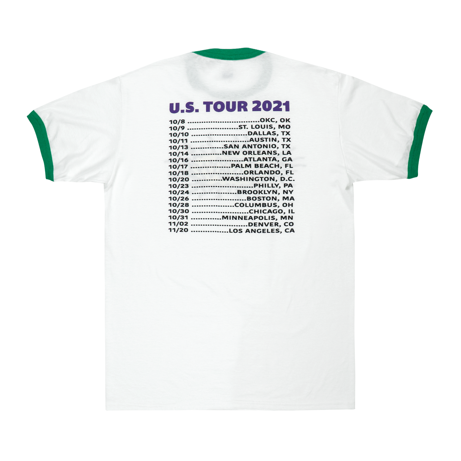 HUNNY - Hunny Ringer with Tour Dates Tee