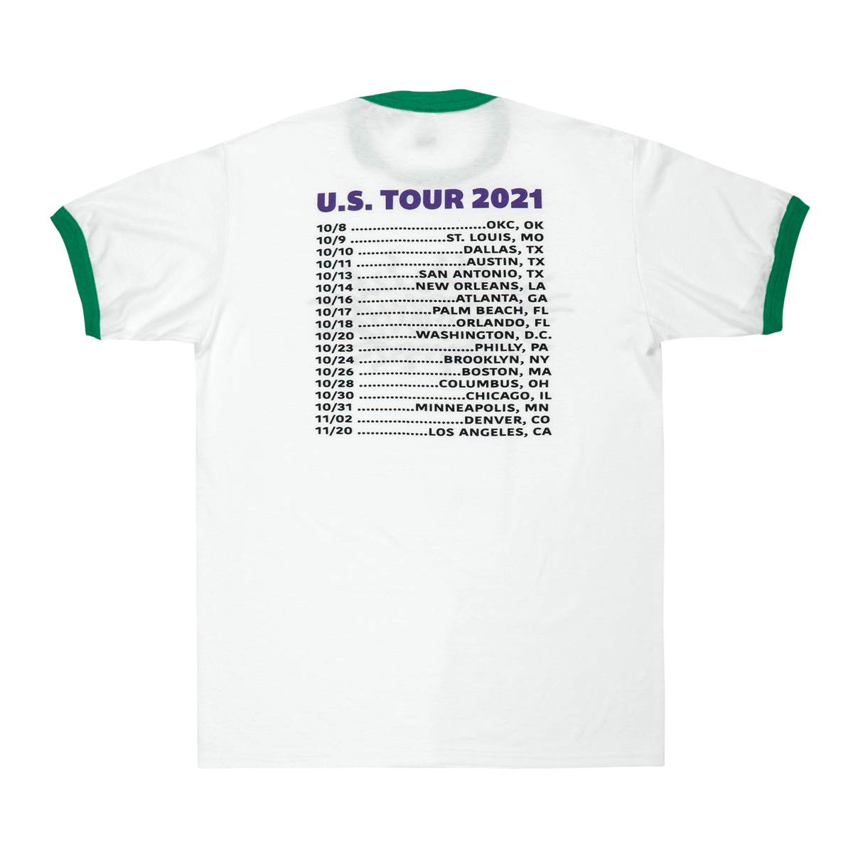 HUNNY - Hunny Ringer with Tour Dates Tee