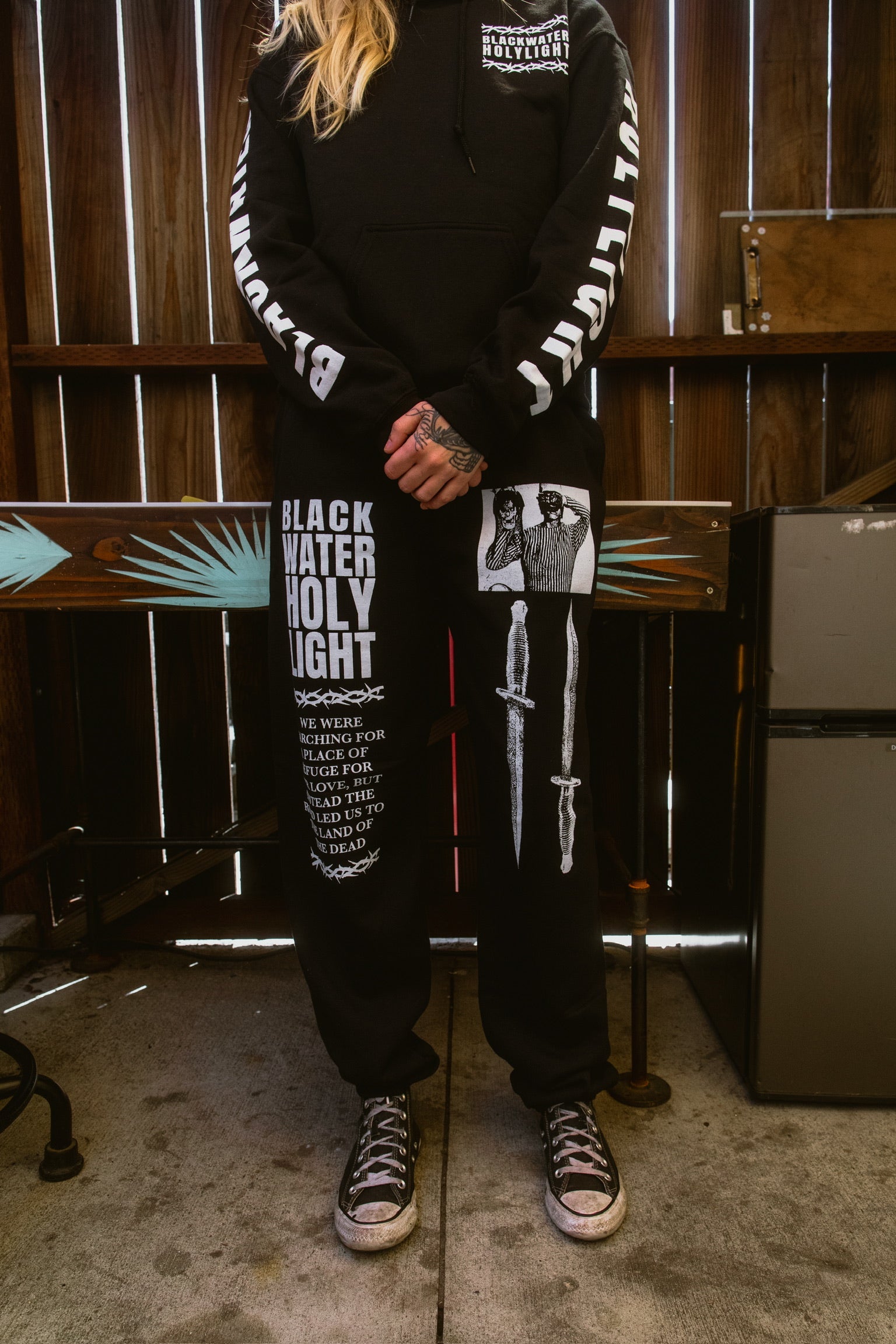 Blackwater Holylight - Old And Tired Earth Hoodie - BLACK