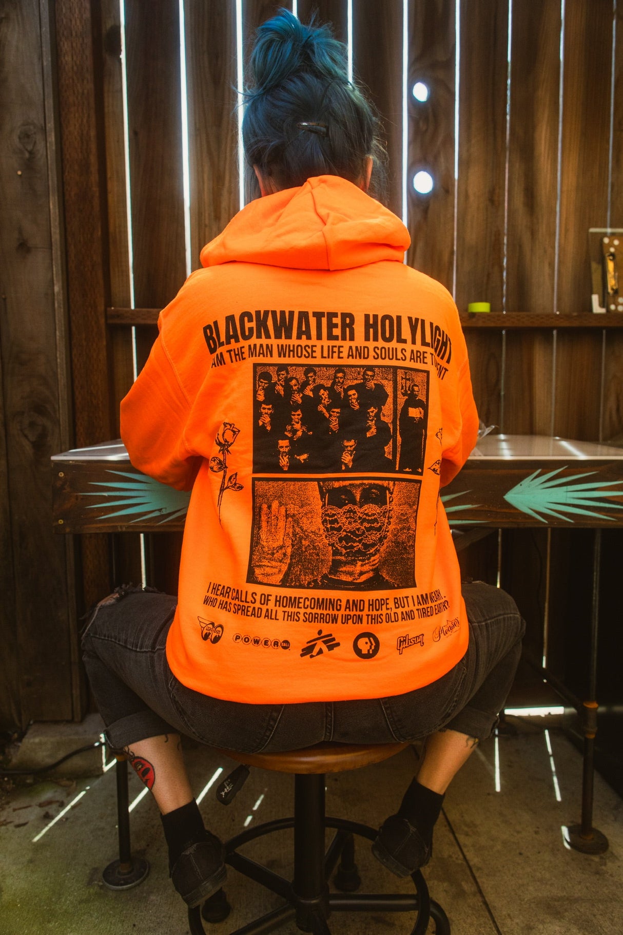 Blackwater Holylight - Old And Tired Earth Hoodie - ORANGE