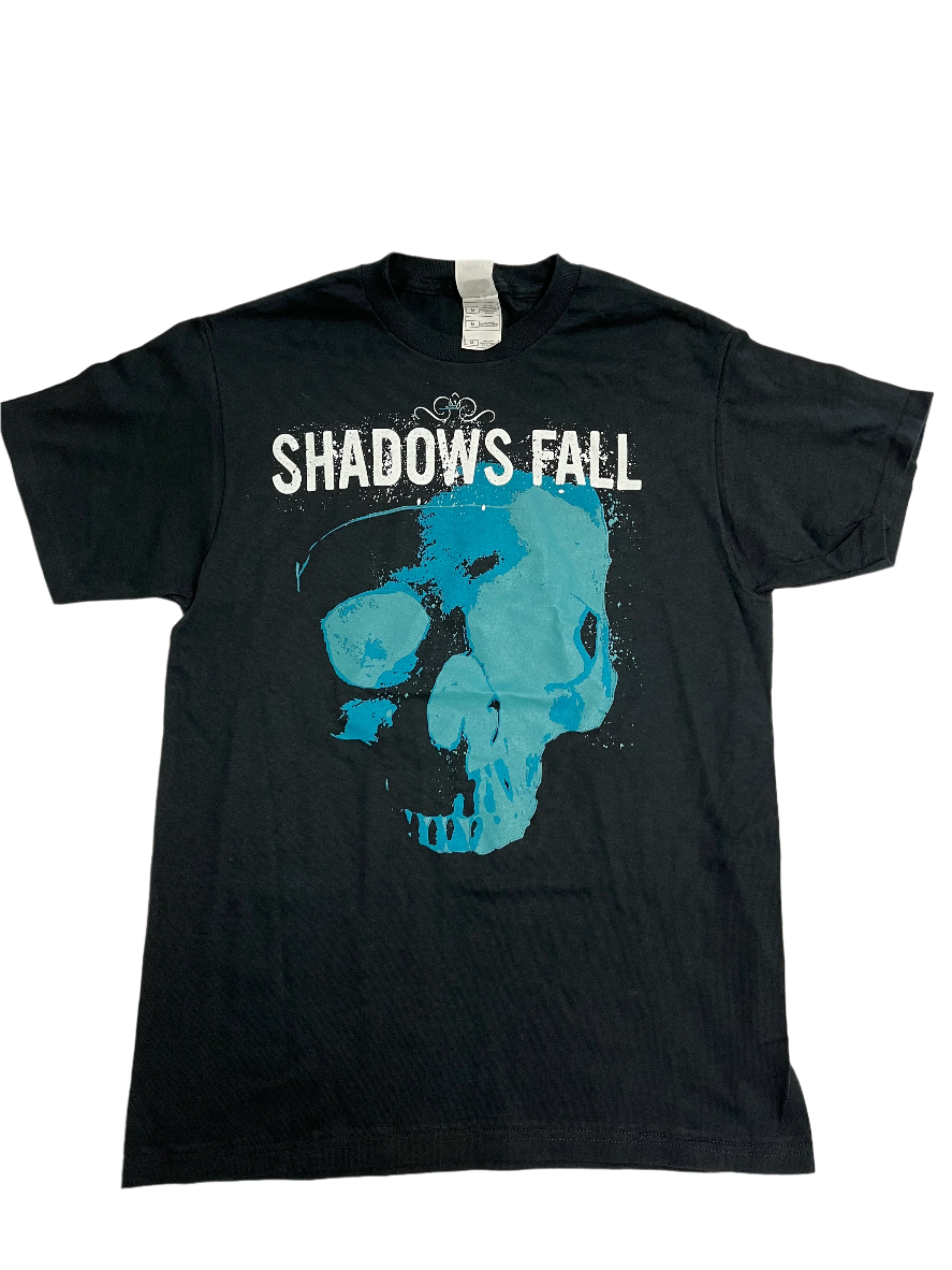 Shadows Fall - Blue Skull T-Shirt