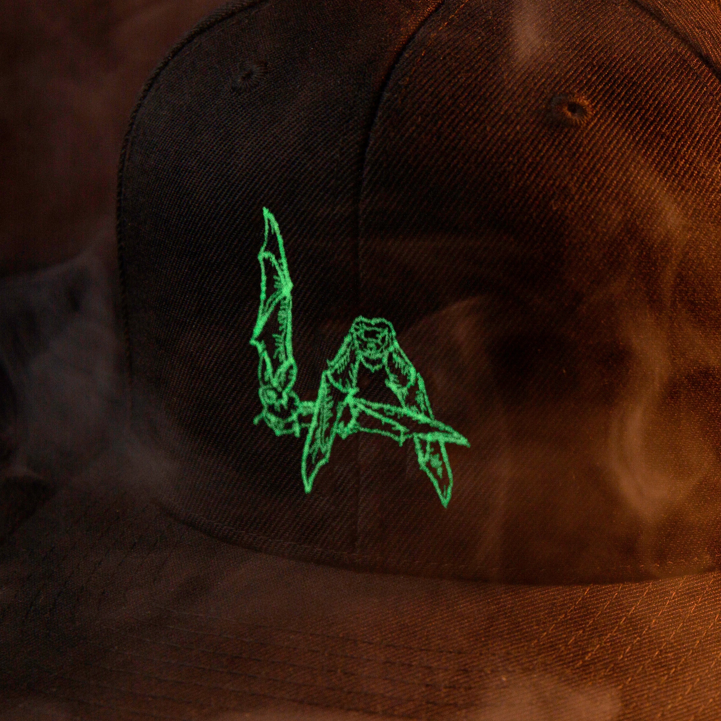 Lethal Amounts - LA Bat Snapback - Glow In The Dark Embroidery