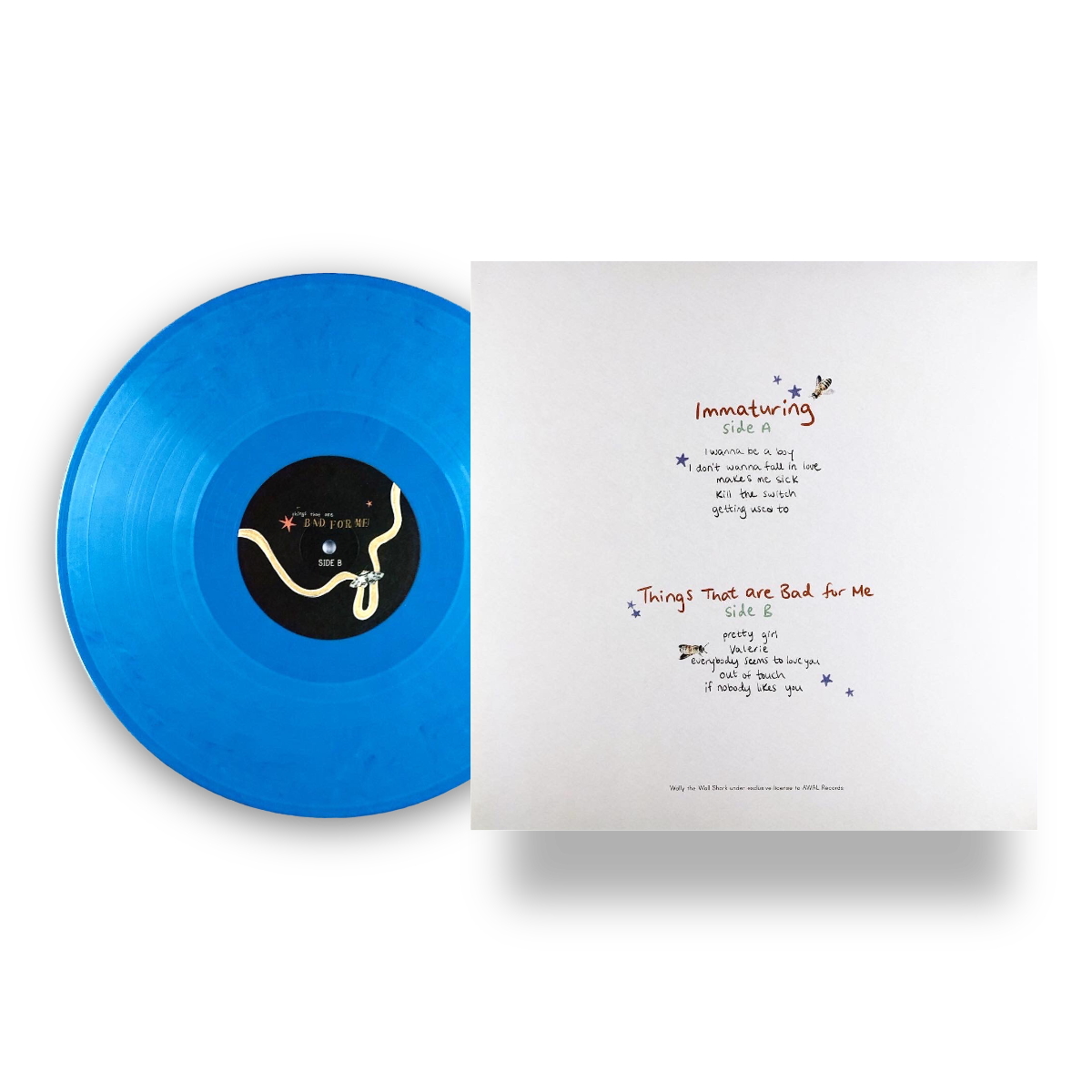 Addison Grace - Immaturing/Things That Are Bad For Me Blue Jay Vinyl