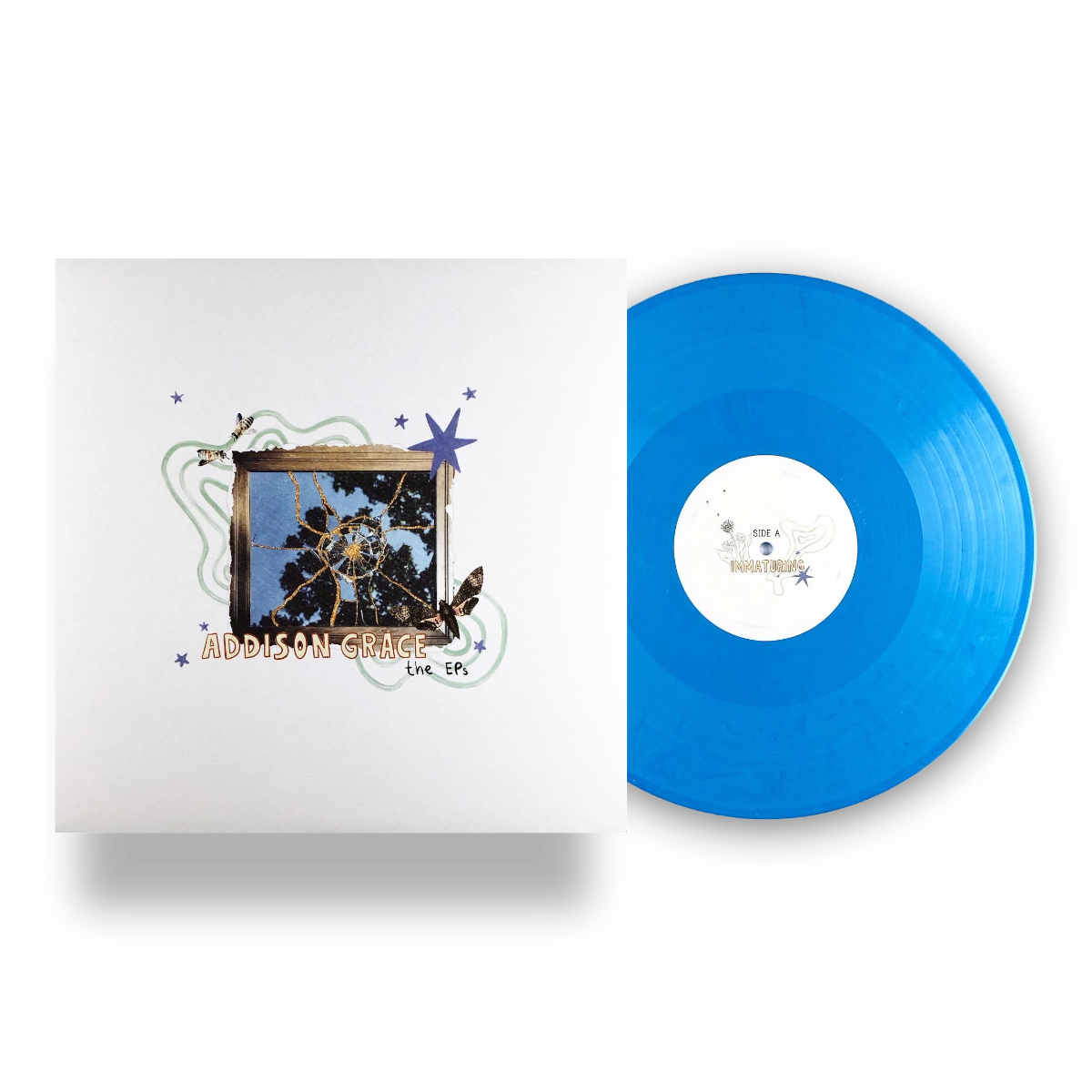 Addison Grace - Immaturing/Things That Are Bad For Me Blue Jay Vinyl