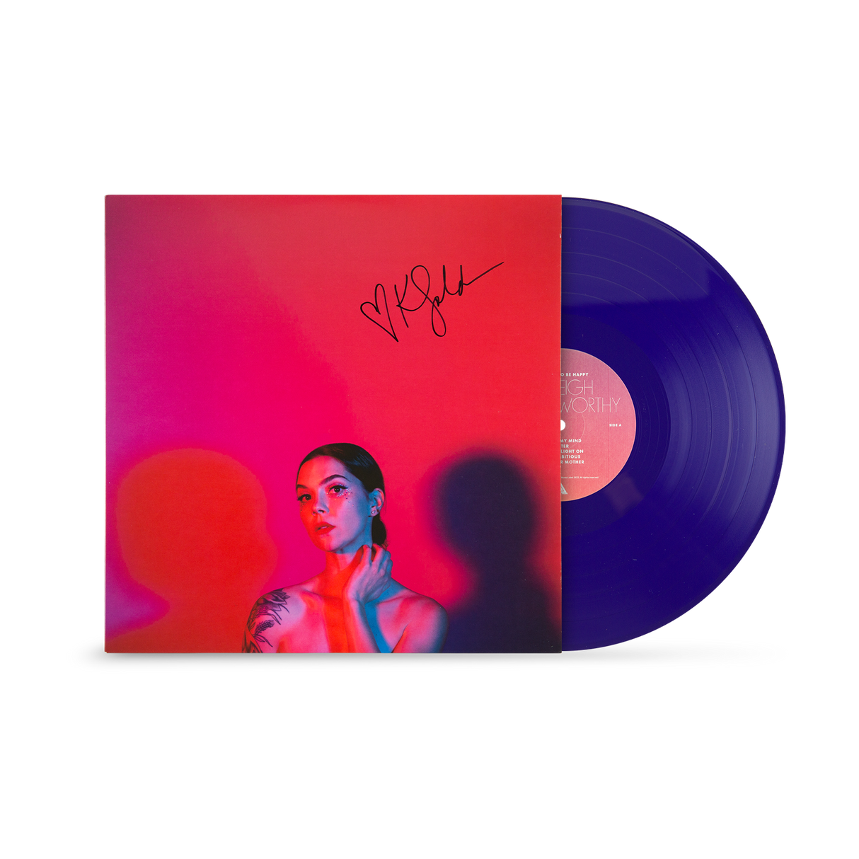 Kayleigh Goldsworthy - Learning To Be Happy - Signed 12" Purple LP