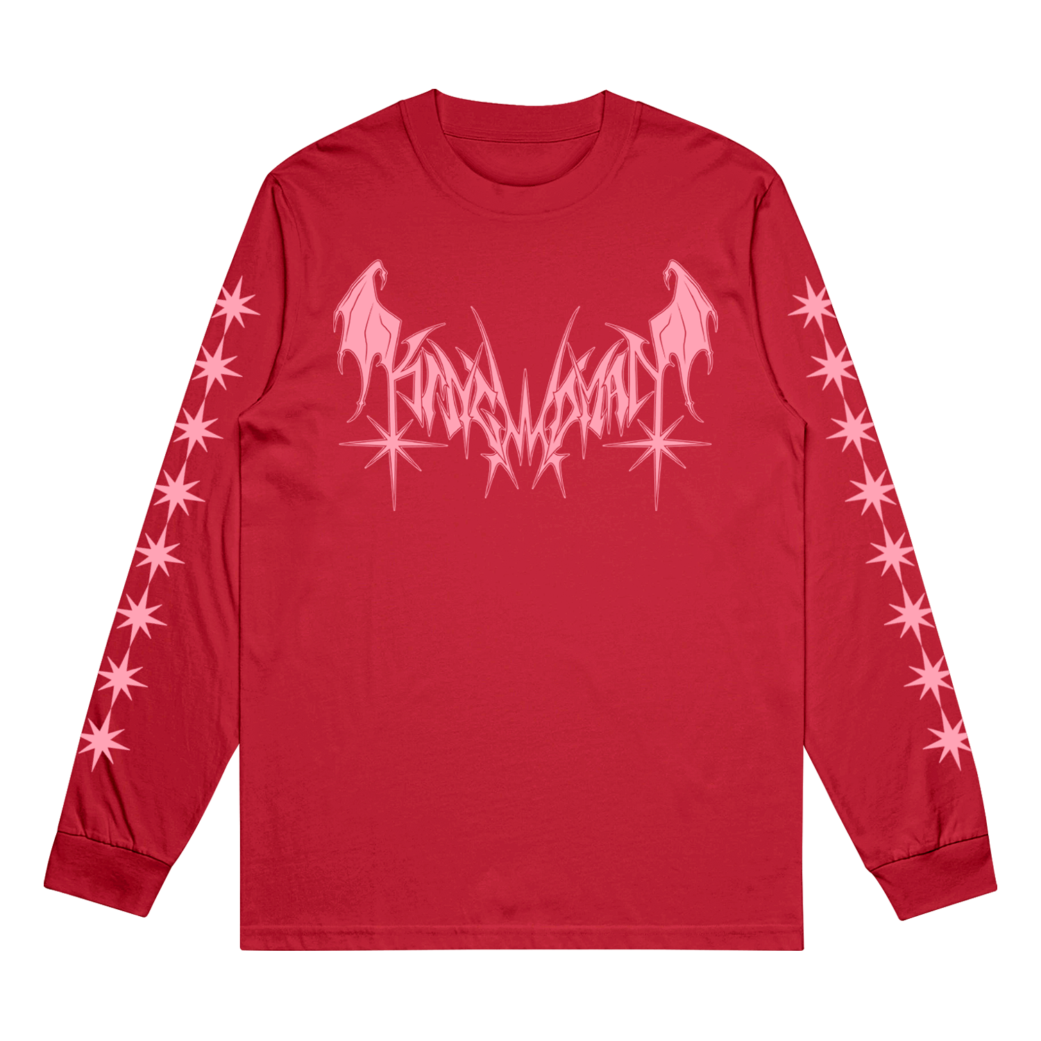 King Woman - Logo L/S - Red