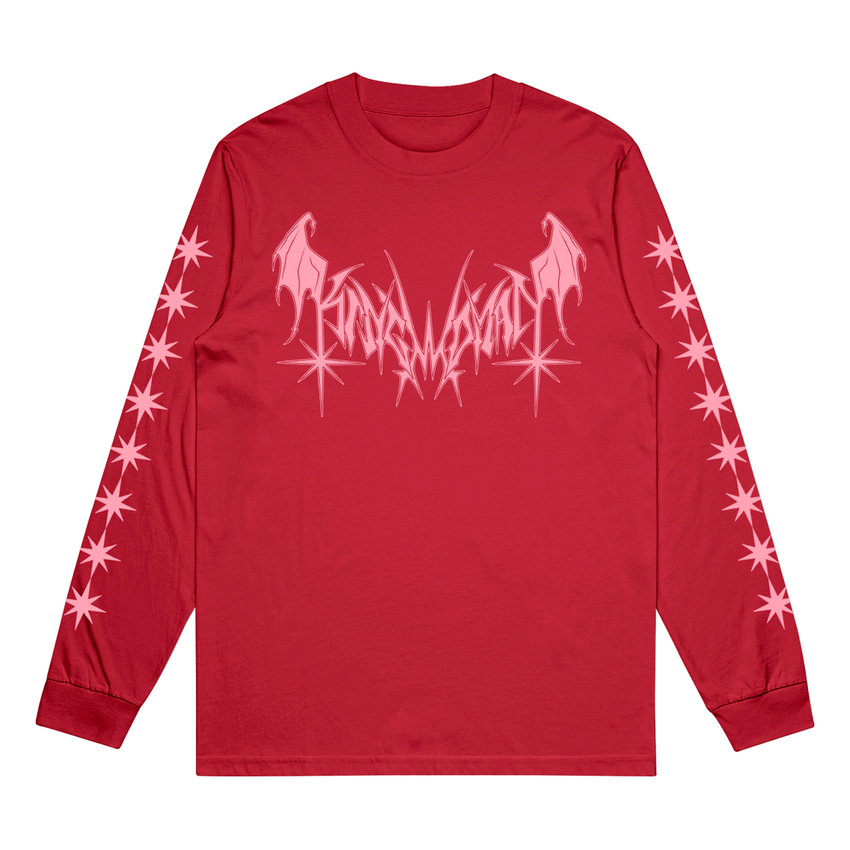 King Woman - Logo L/S - Red