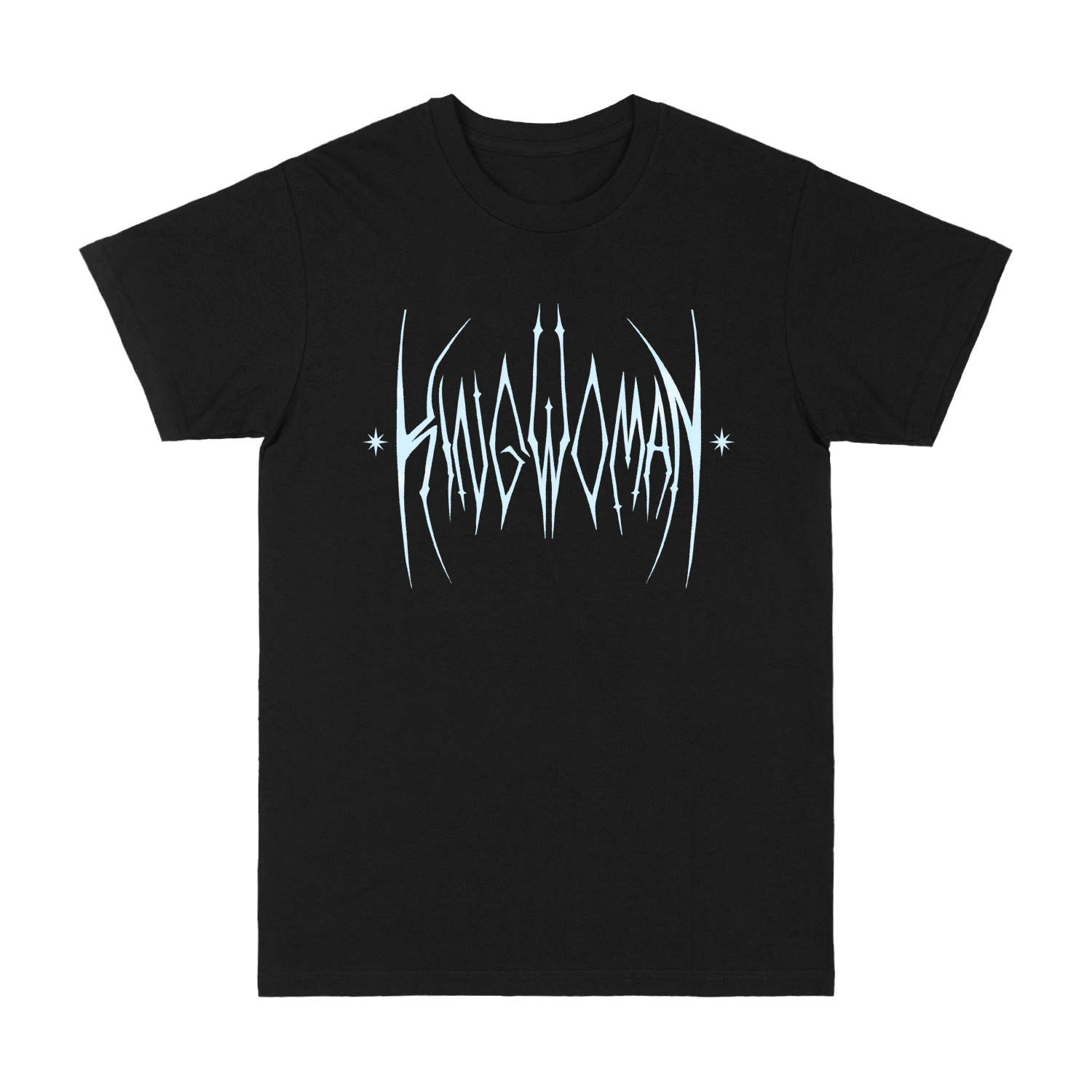 King Woman - Logo Tee - Black/Silver