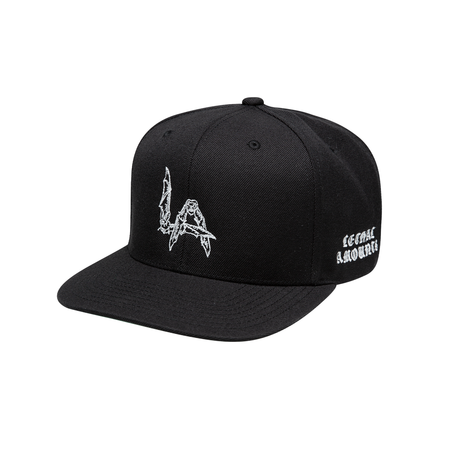 Lethal Amounts - LA Bat Snapback - Glow In The Dark Embroidery