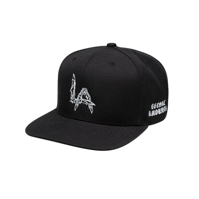 Lethal Amounts - LA Bat Snapback - Glow In The Dark Embroidery