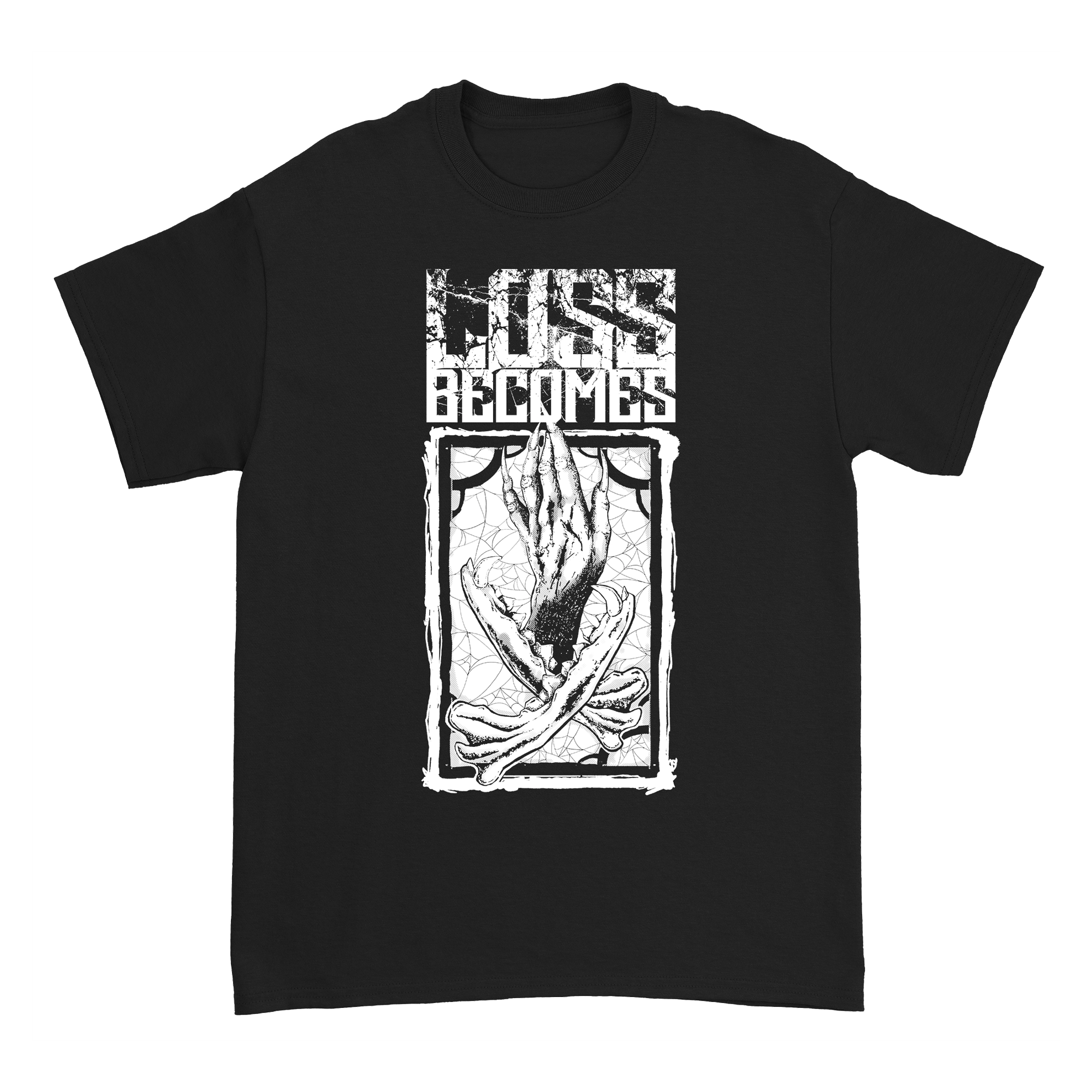 Loss Becomes - Broken Mirror Black T-Shirt