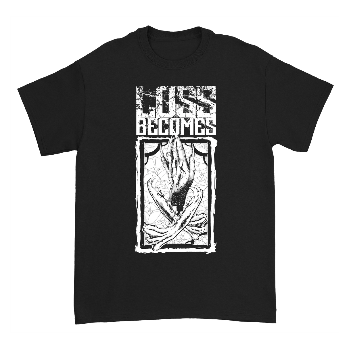 Loss Becomes - Broken Mirror Black T-Shirt