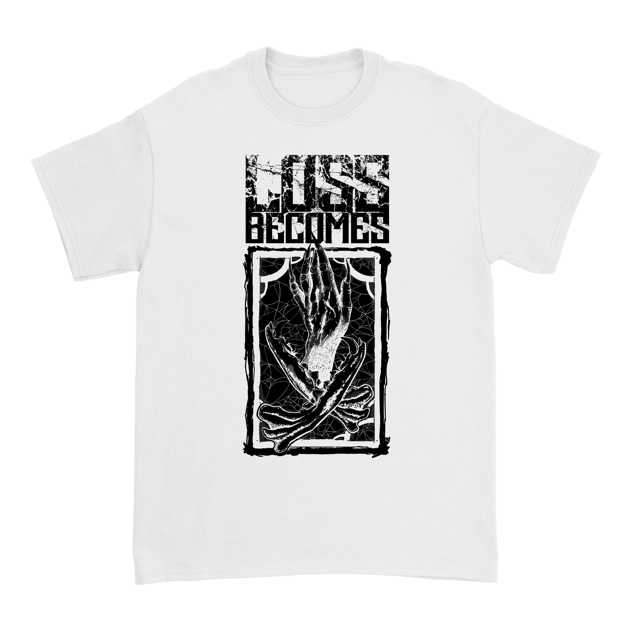 Loss Becomes - Broken Mirror White T-Shirt