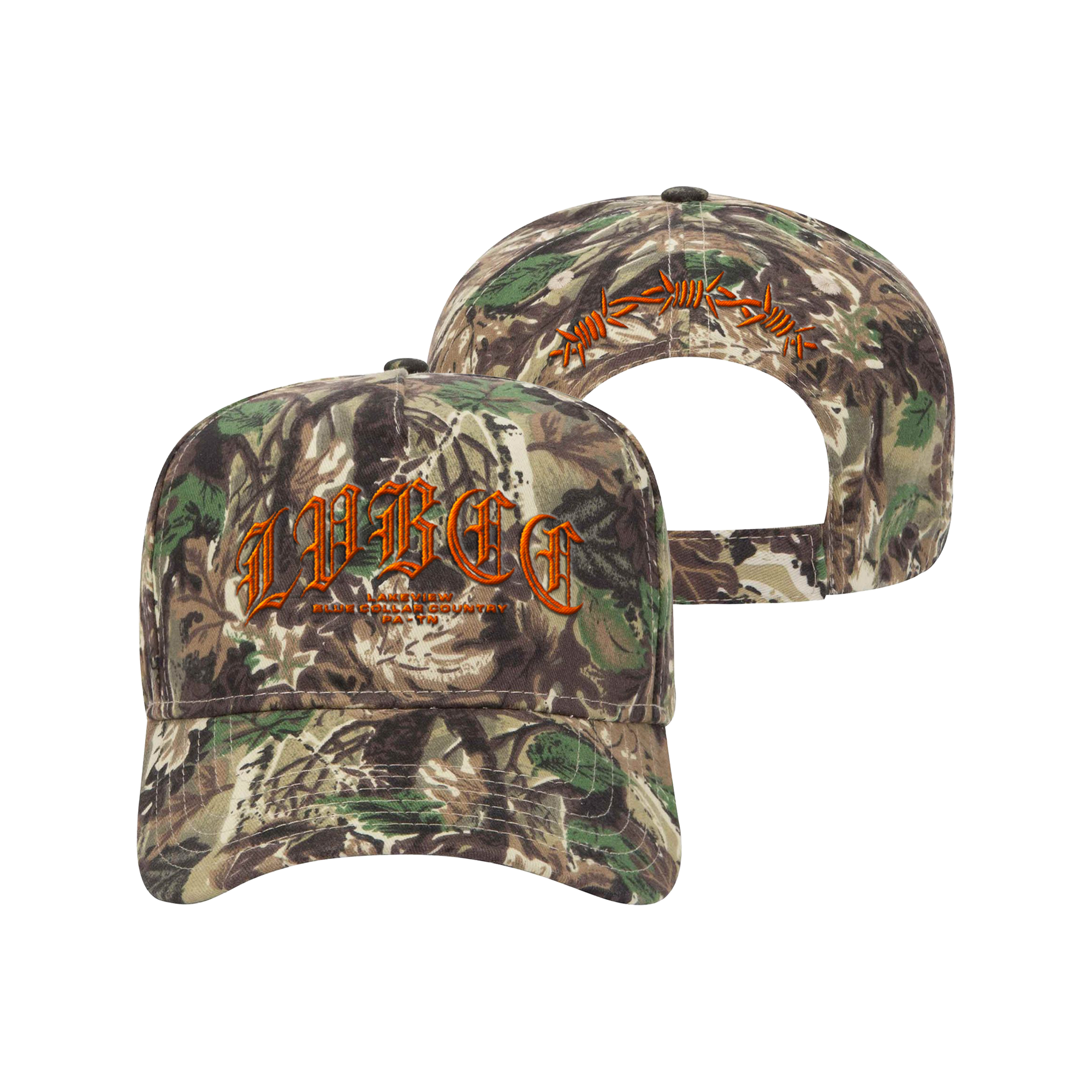 Lakeview - LVBCC Puff Embroidery Hat (Camo)