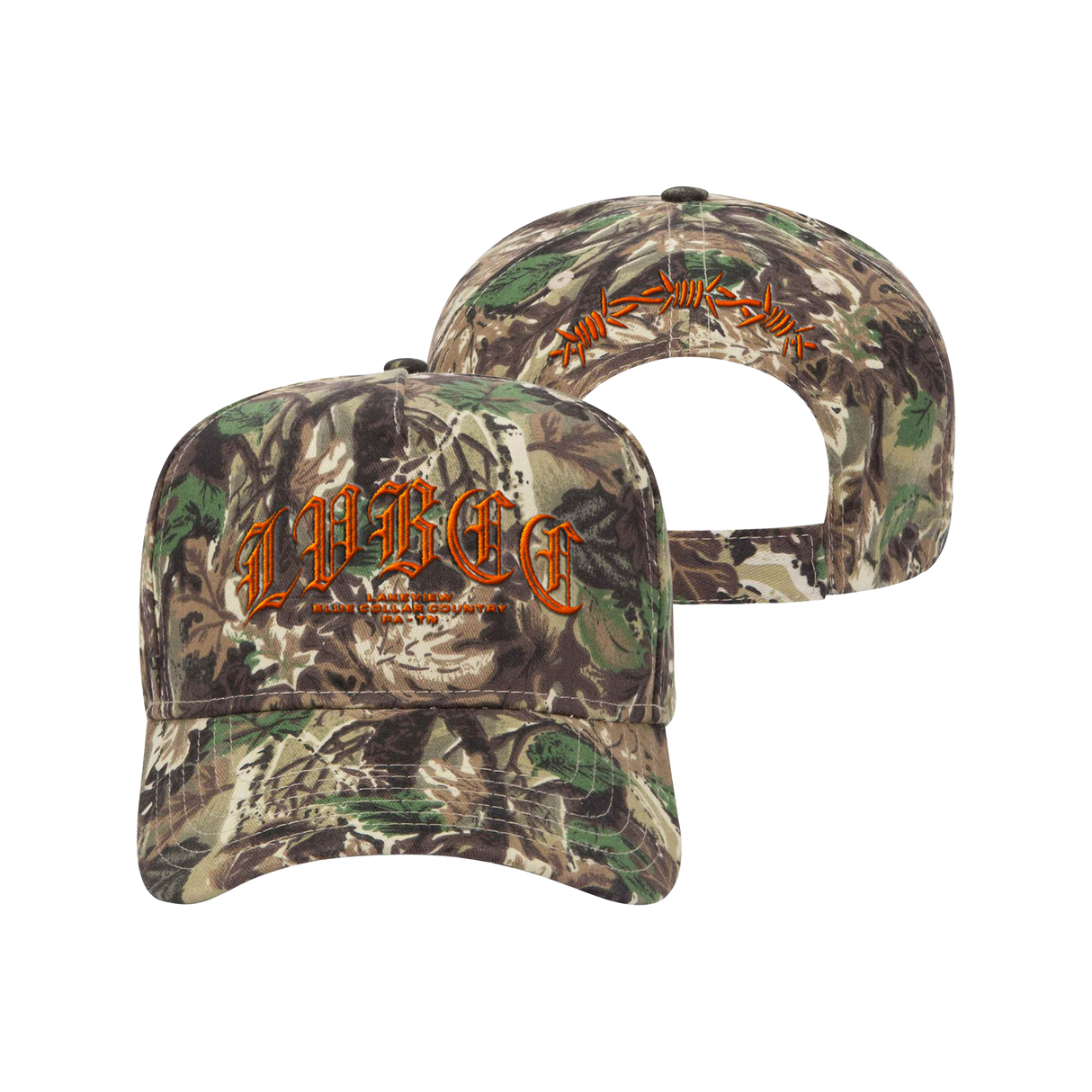 Lakeview - LVBCC Puff Embroidery Hat (Camo)