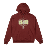 MSPAINT - Maroon Atlas Hoodie