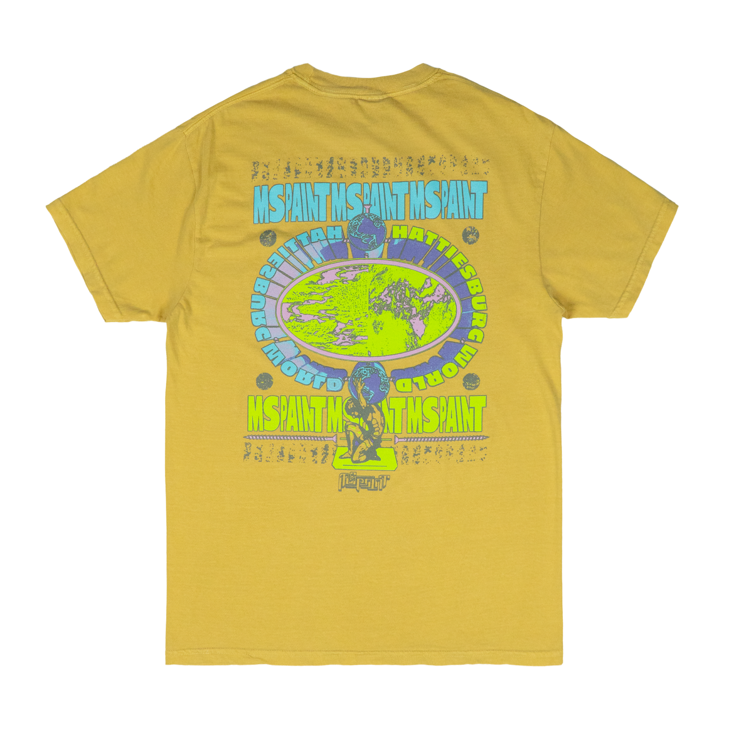 MSPAINT - Yellow Atlas T-Shirt