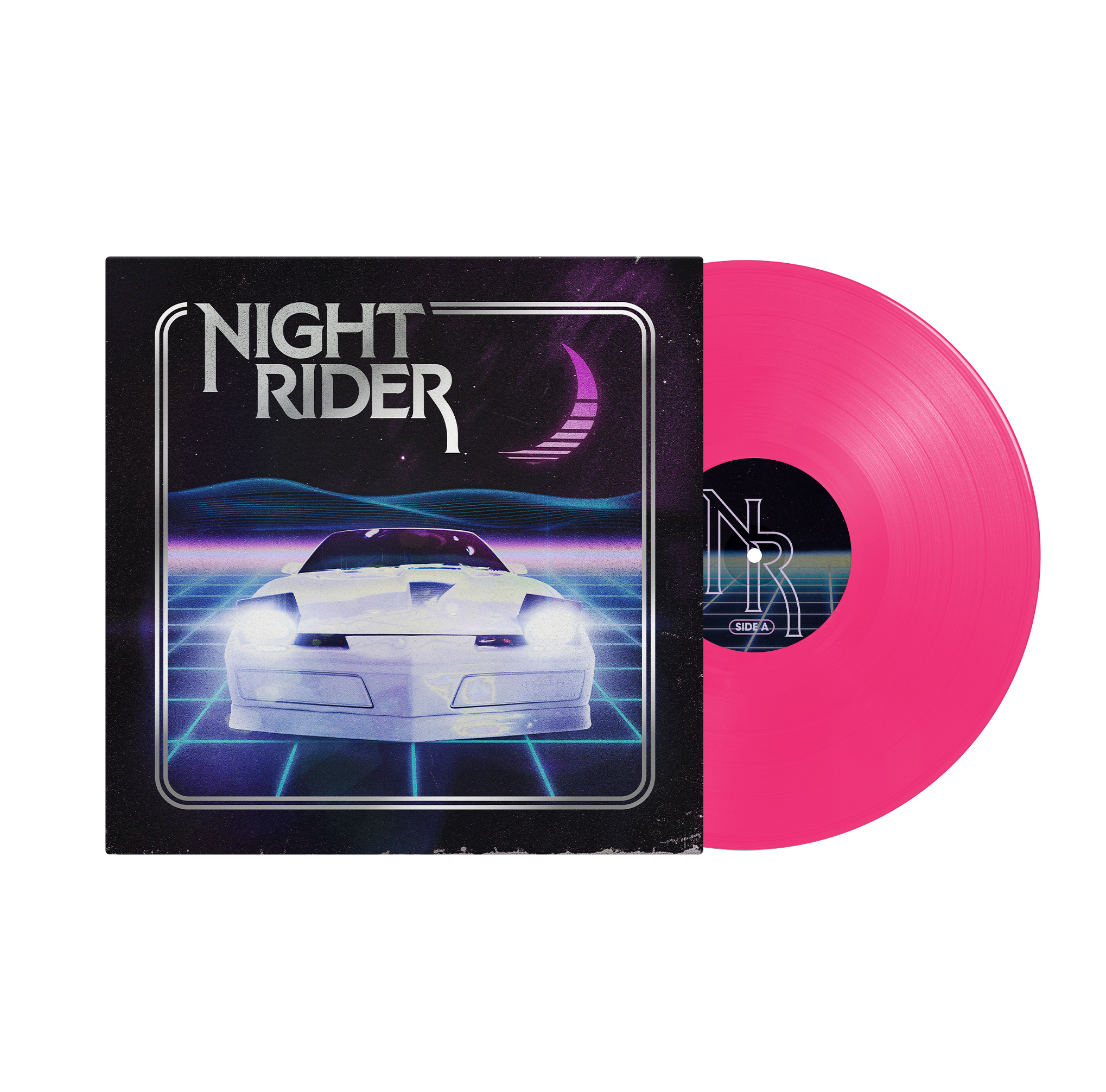 Night Rider - Self Titled Neon Pink LP