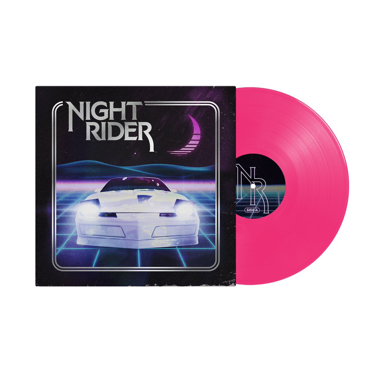 Night Rider - Self Titled Neon Pink LP