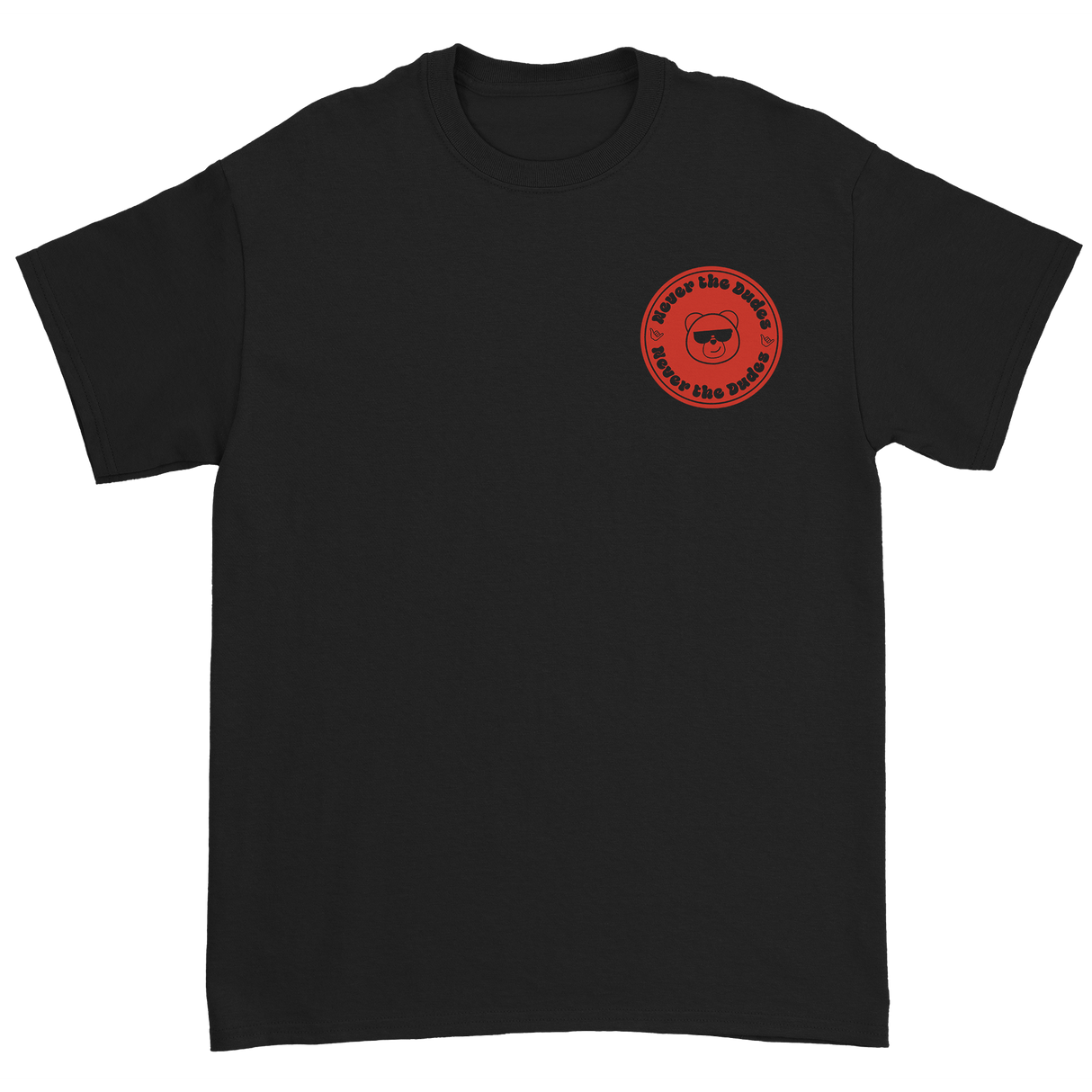 Never The Dudes T-Shirt - Black