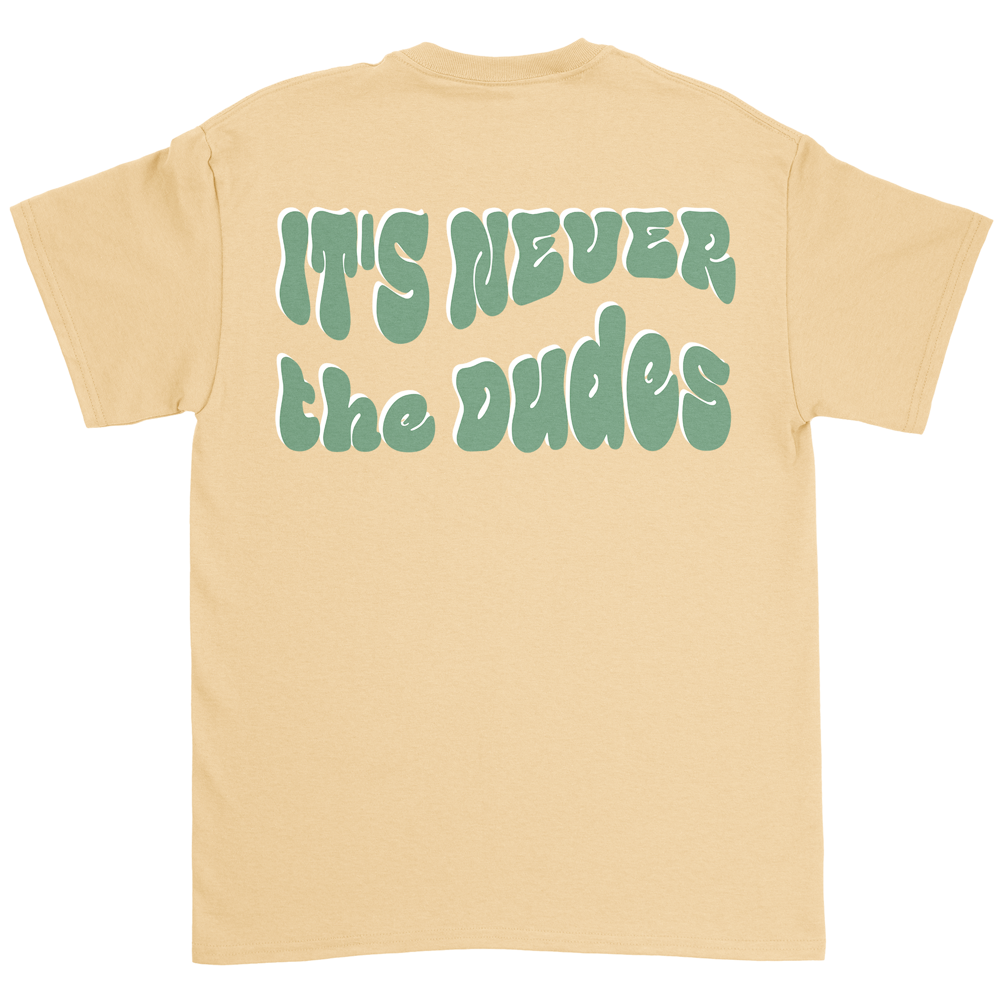 Never The Dudes T-Shirt - Yellow Haze