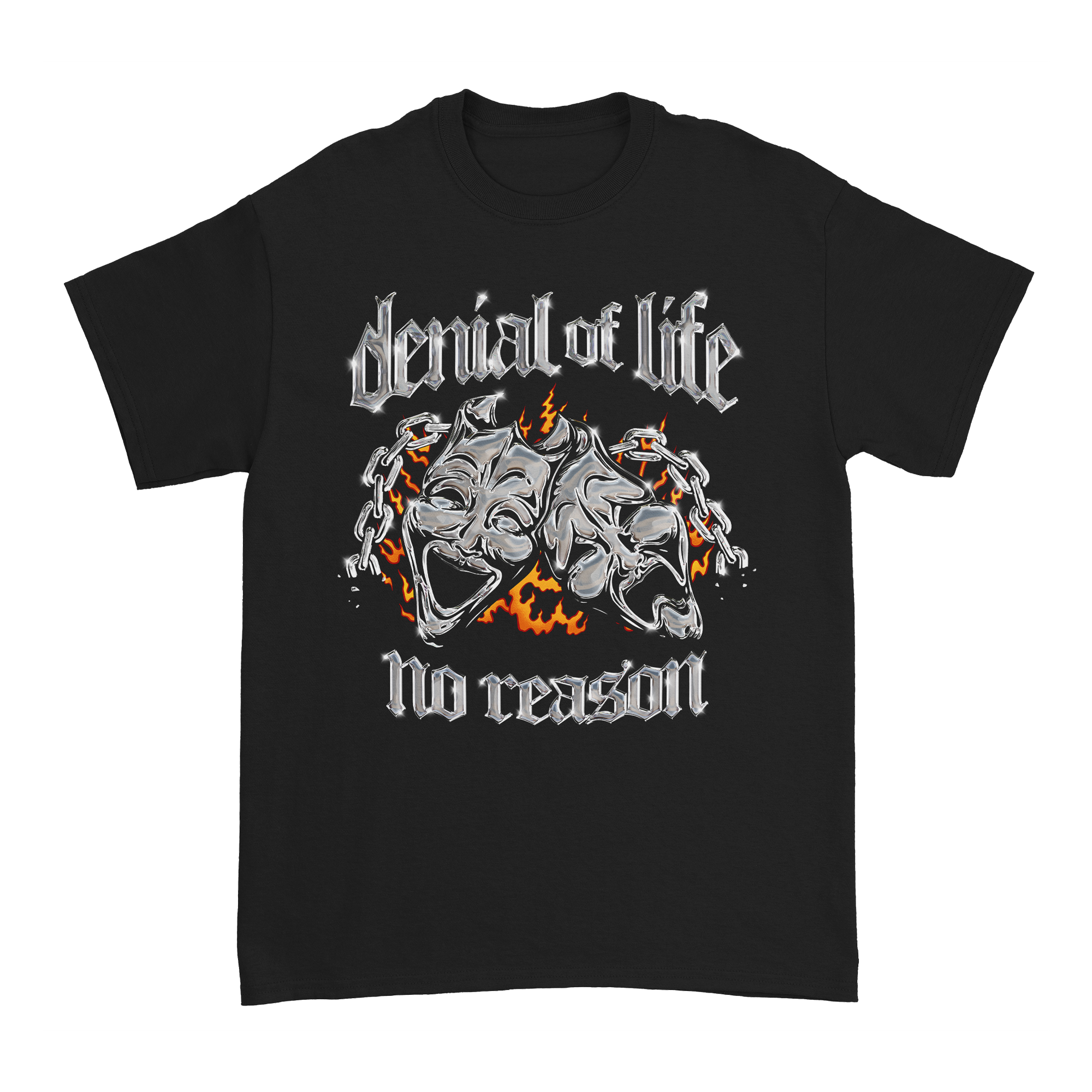 Denial of Life - No Reason Album T-Shirt