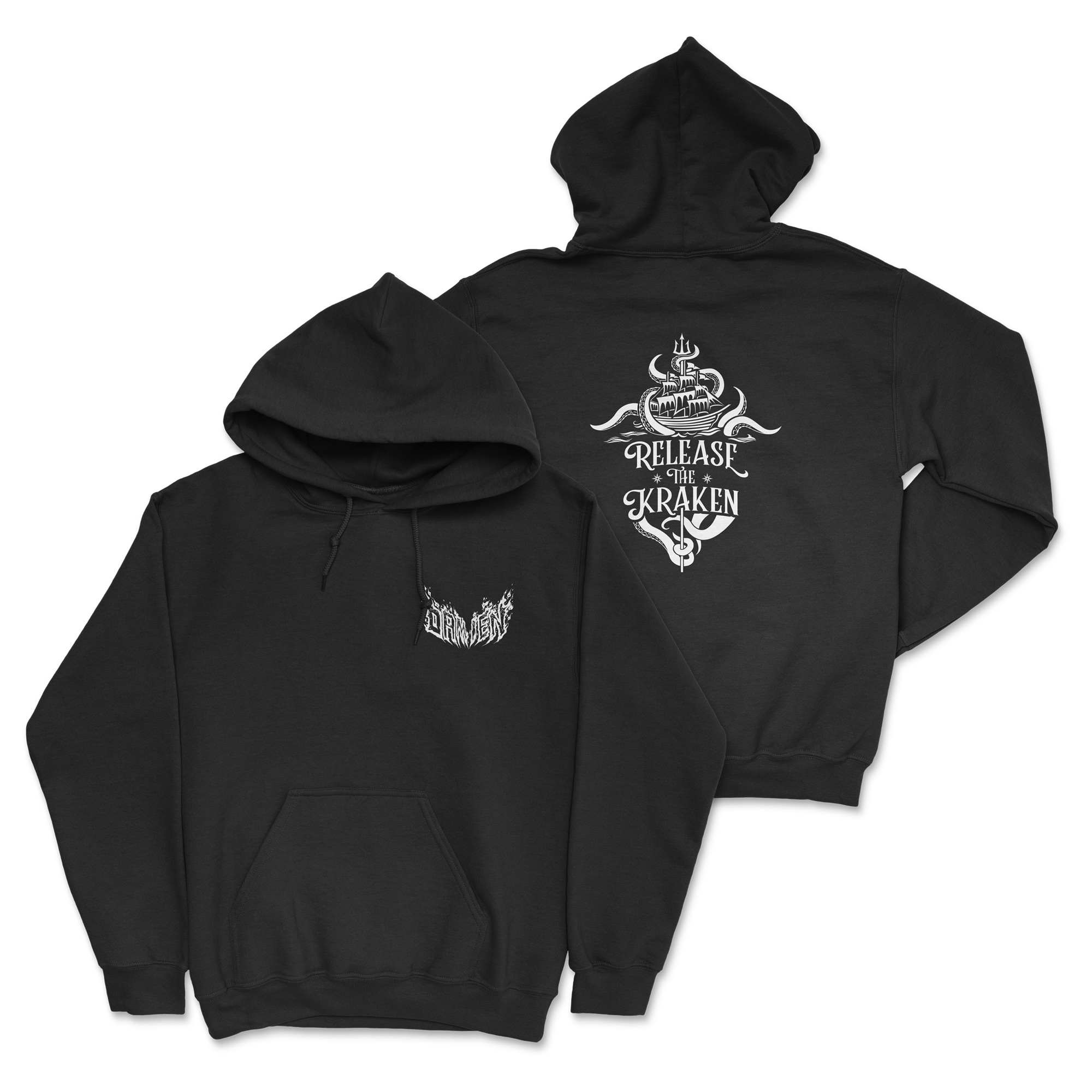 Damien - Release the Kraken Pullover Hoodie