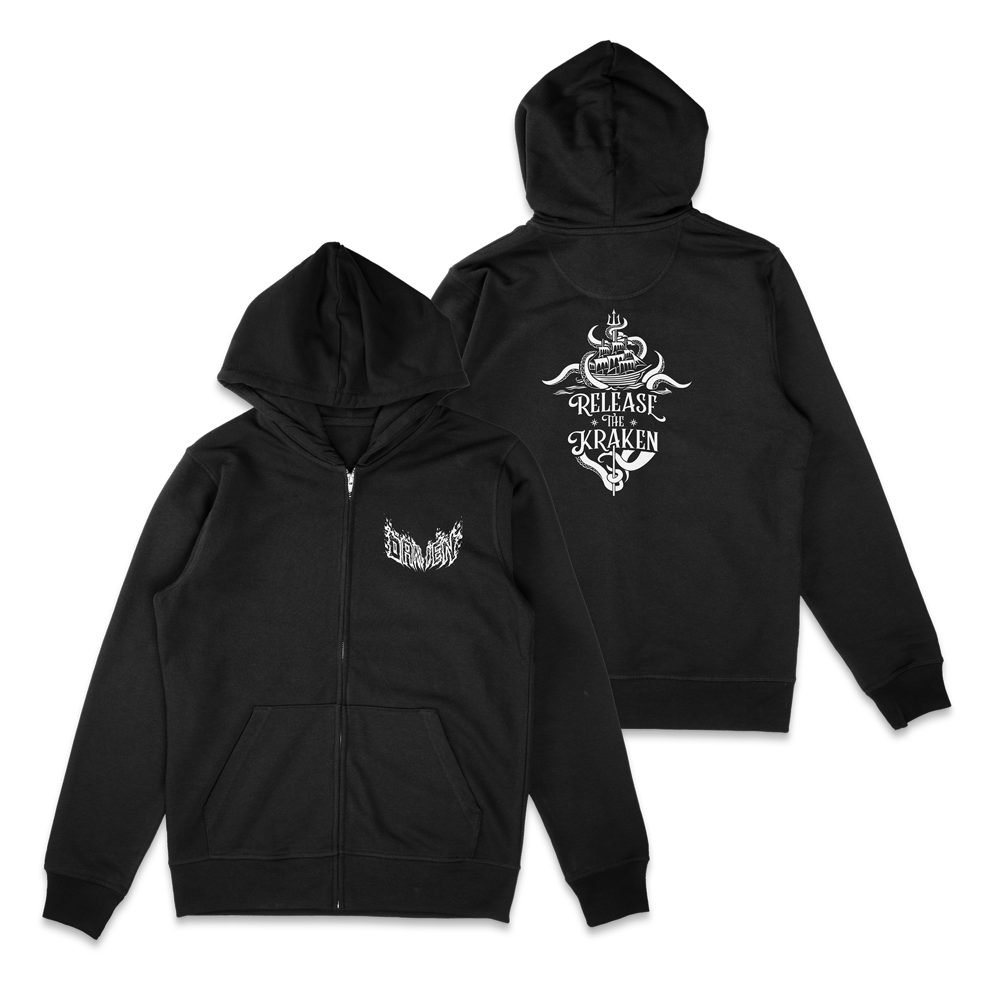 Damien - Release the Kraken Zip-Up Hoodie