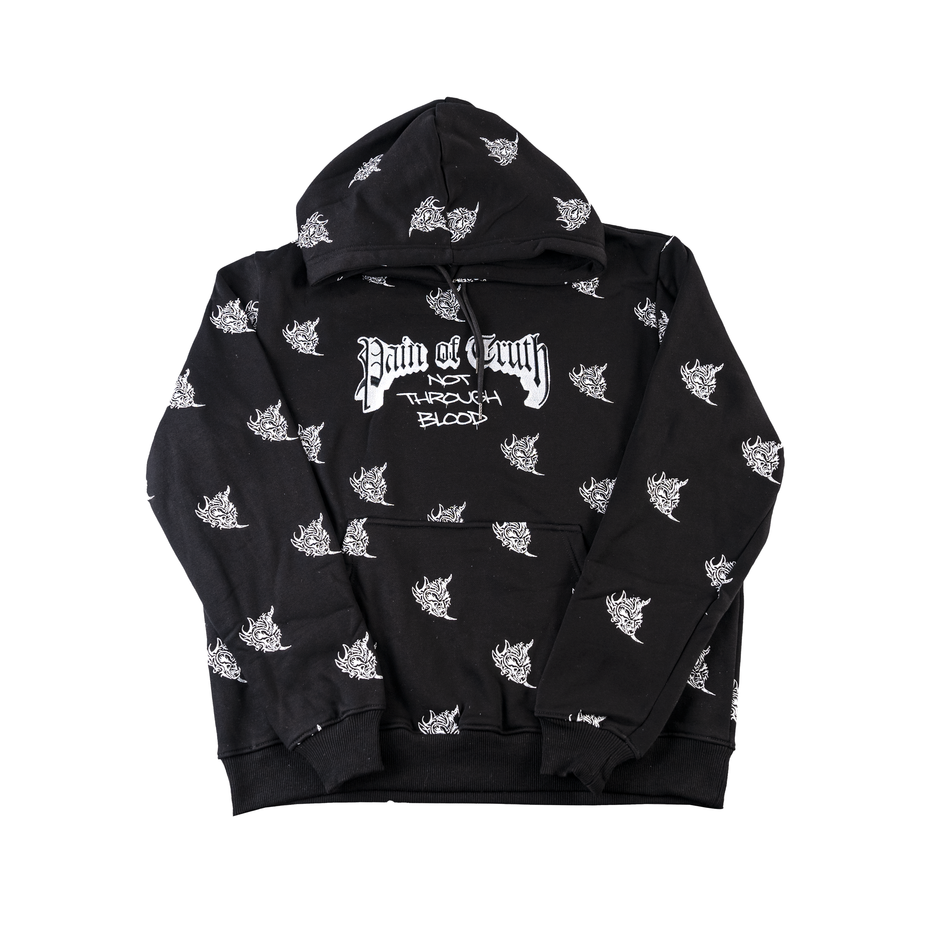 Pain Of Truth - P.O.T. All Over Embroidery Hoodie