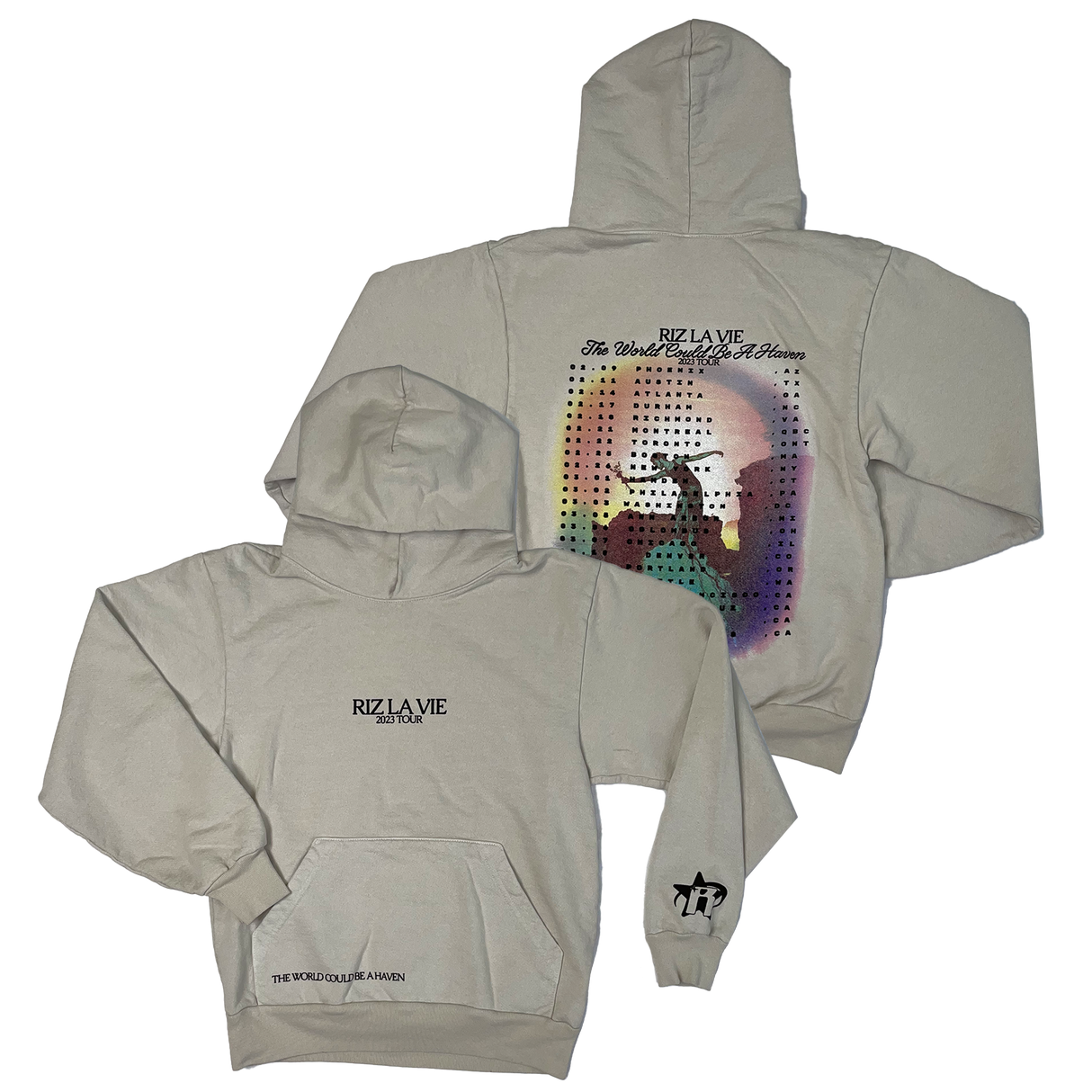 Haven Tour Hoodie - Tan