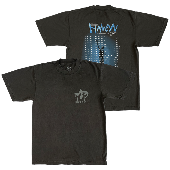 Haven Tour T-Shirt - Charcoal