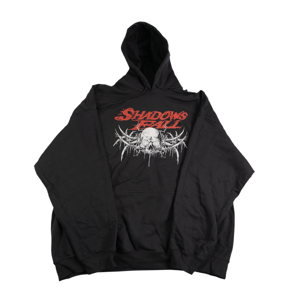 Shadows Fall - Logo w/ Skull Spikes Hoodie