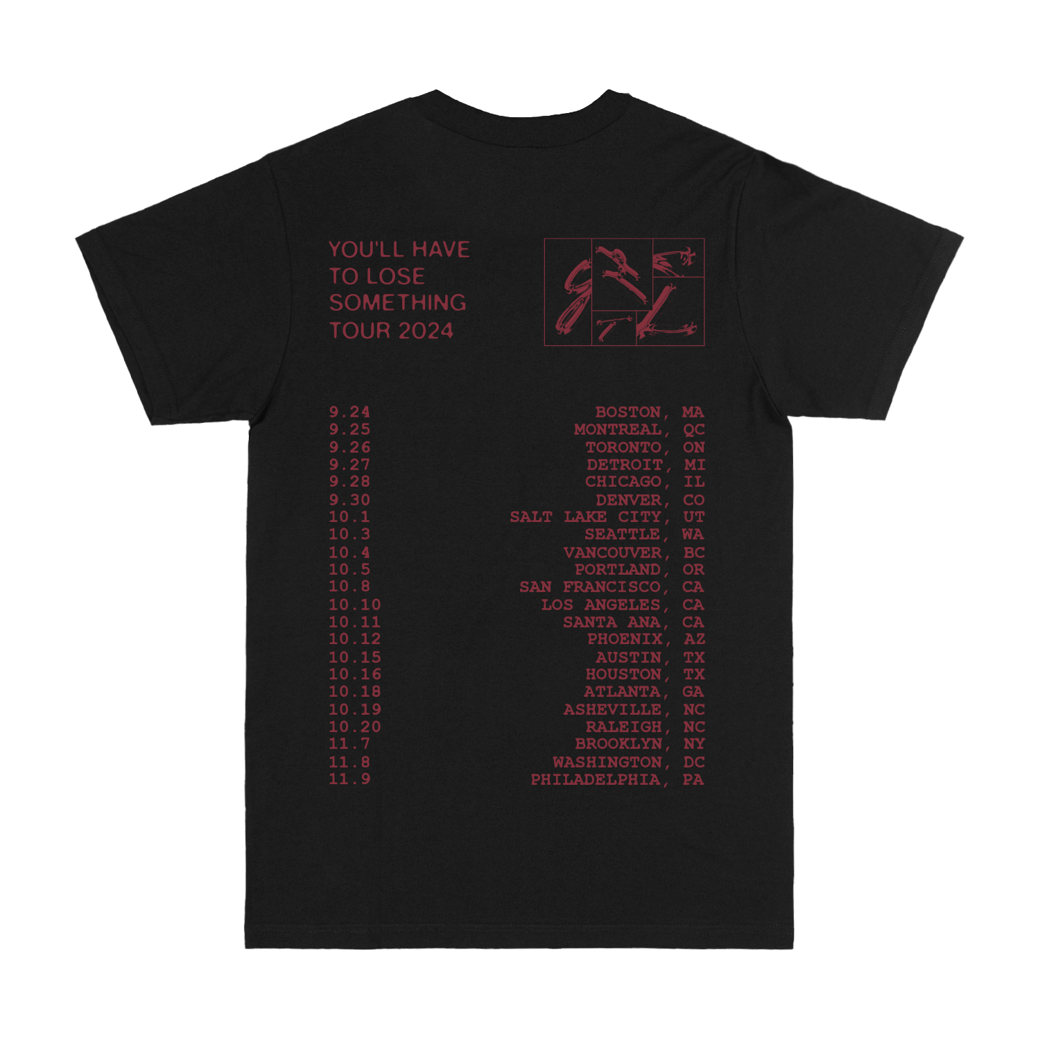 Spirit of the Beehive - Lose Something Tour Tee
