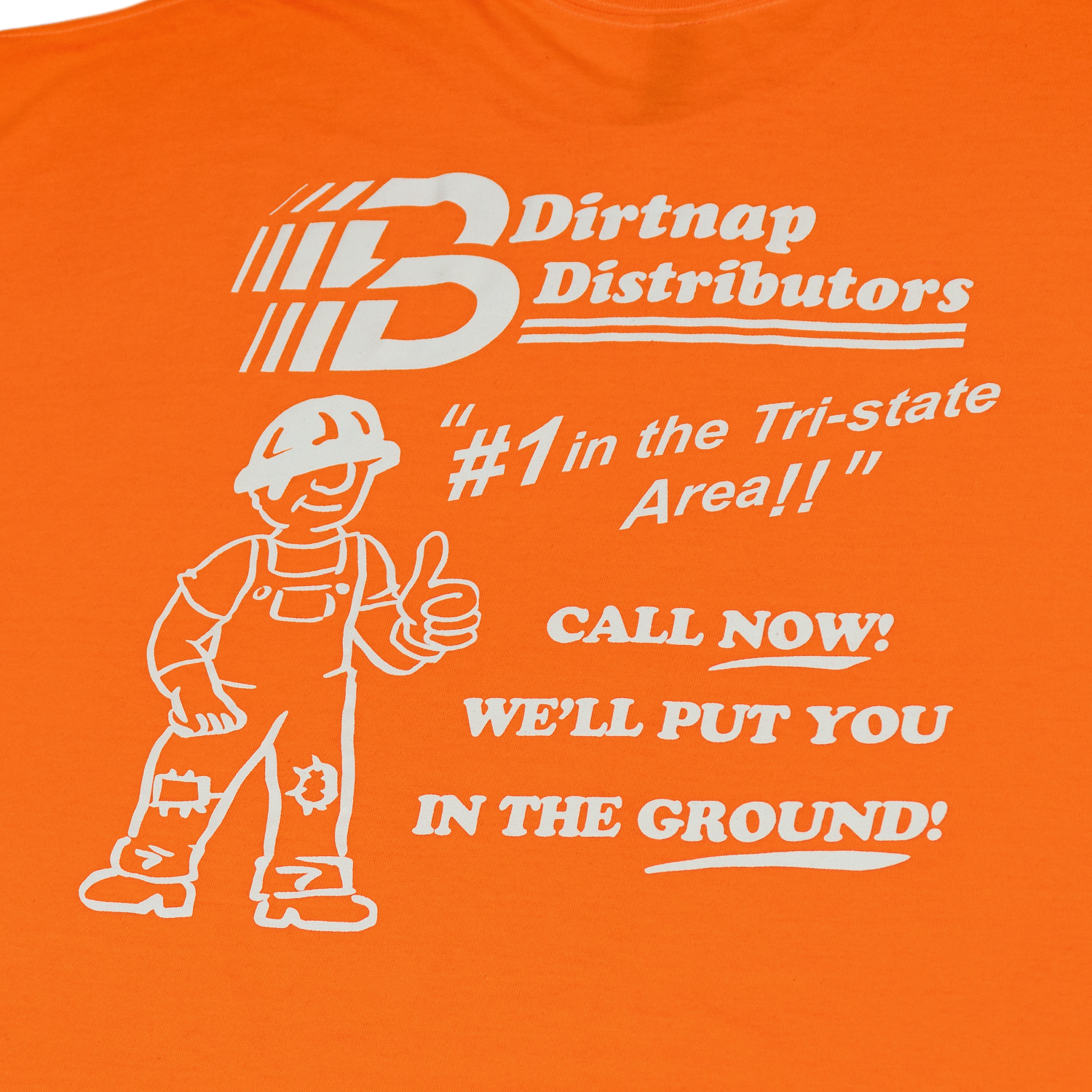 Stanley Sievers - Dirtnap Distributers Tee (Orange) (Pre-Order)