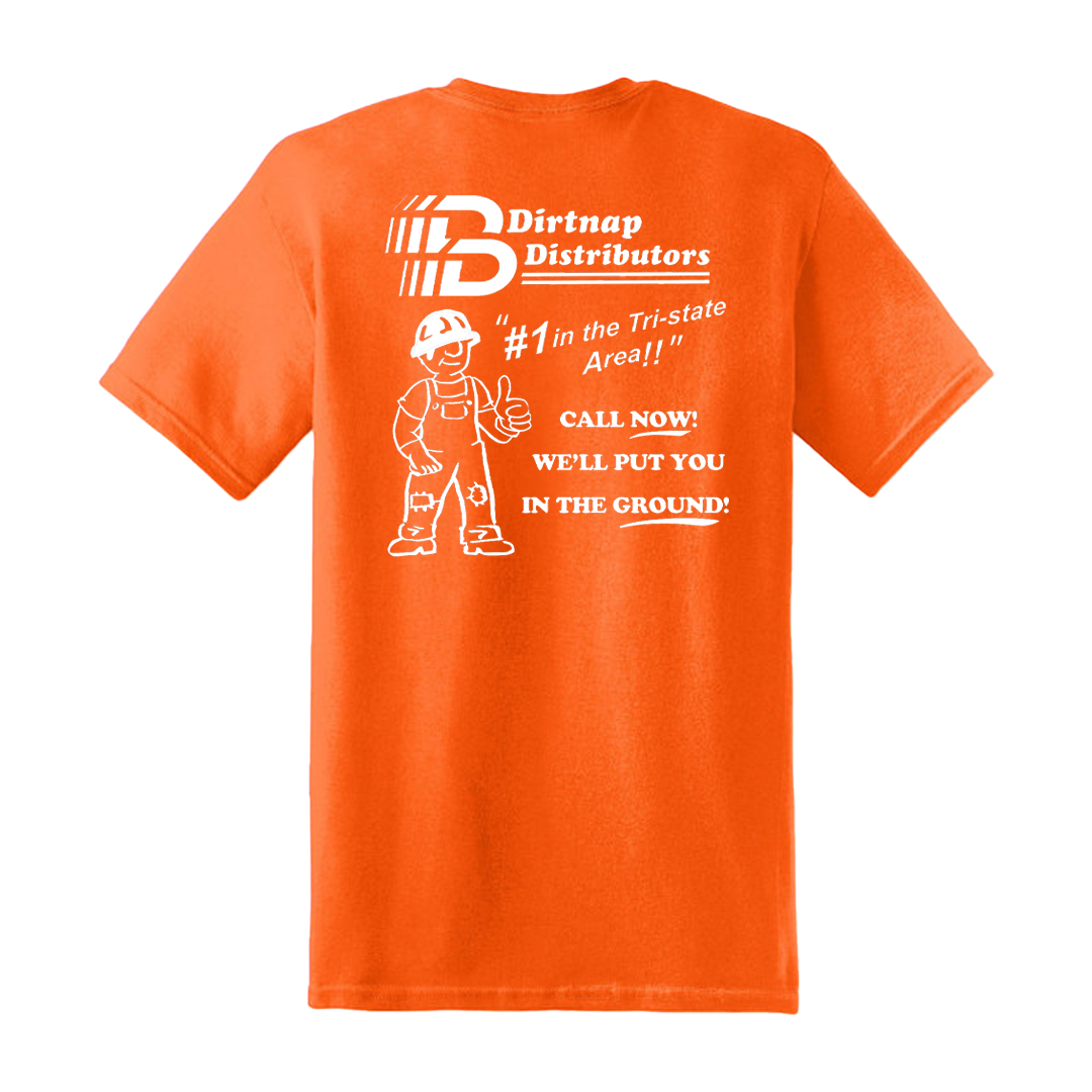 Stanley Sievers - Dirtnap Distributers Tee (Orange) (Pre-Order)