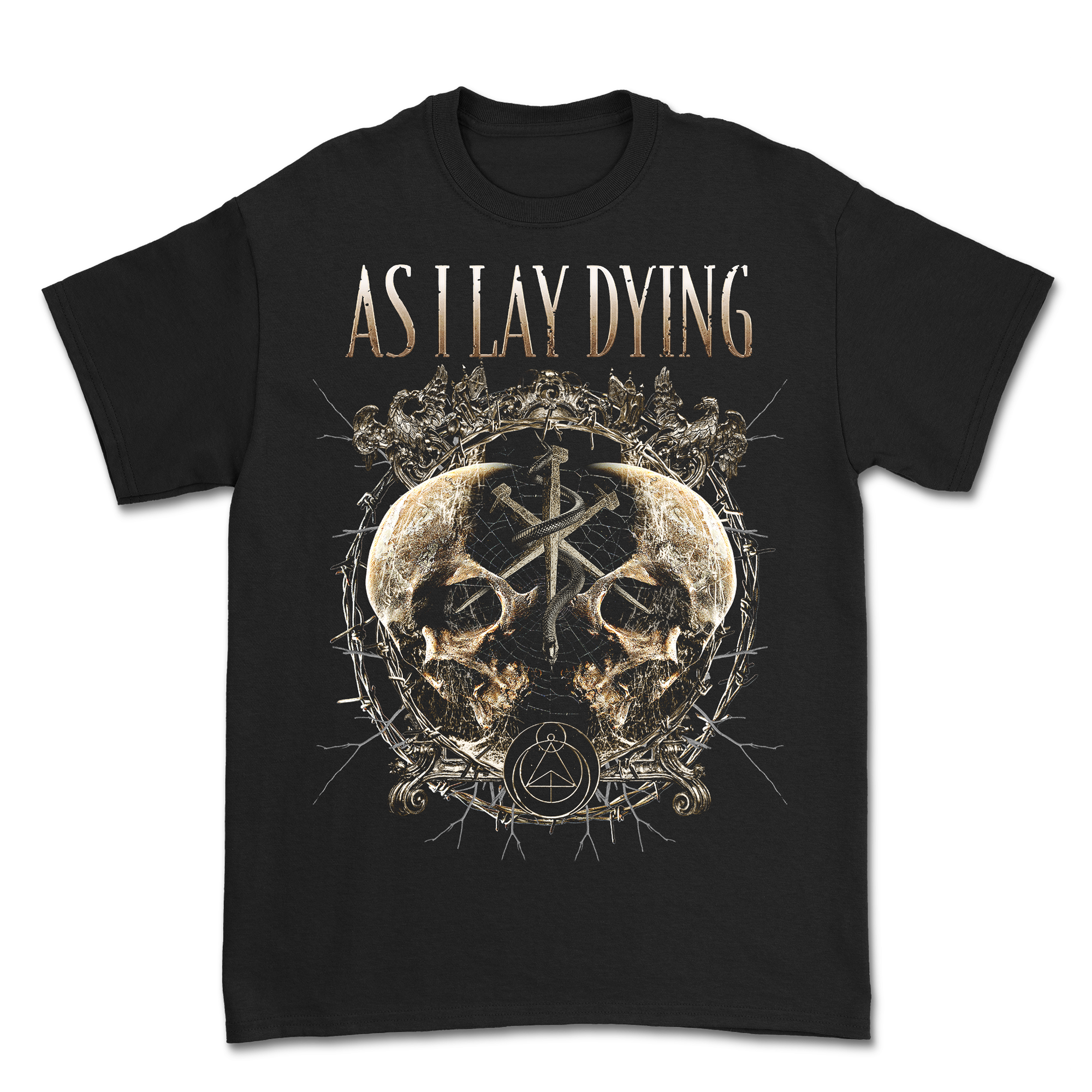 As I Lay Dying - Skull Snake Spike T-Shirt