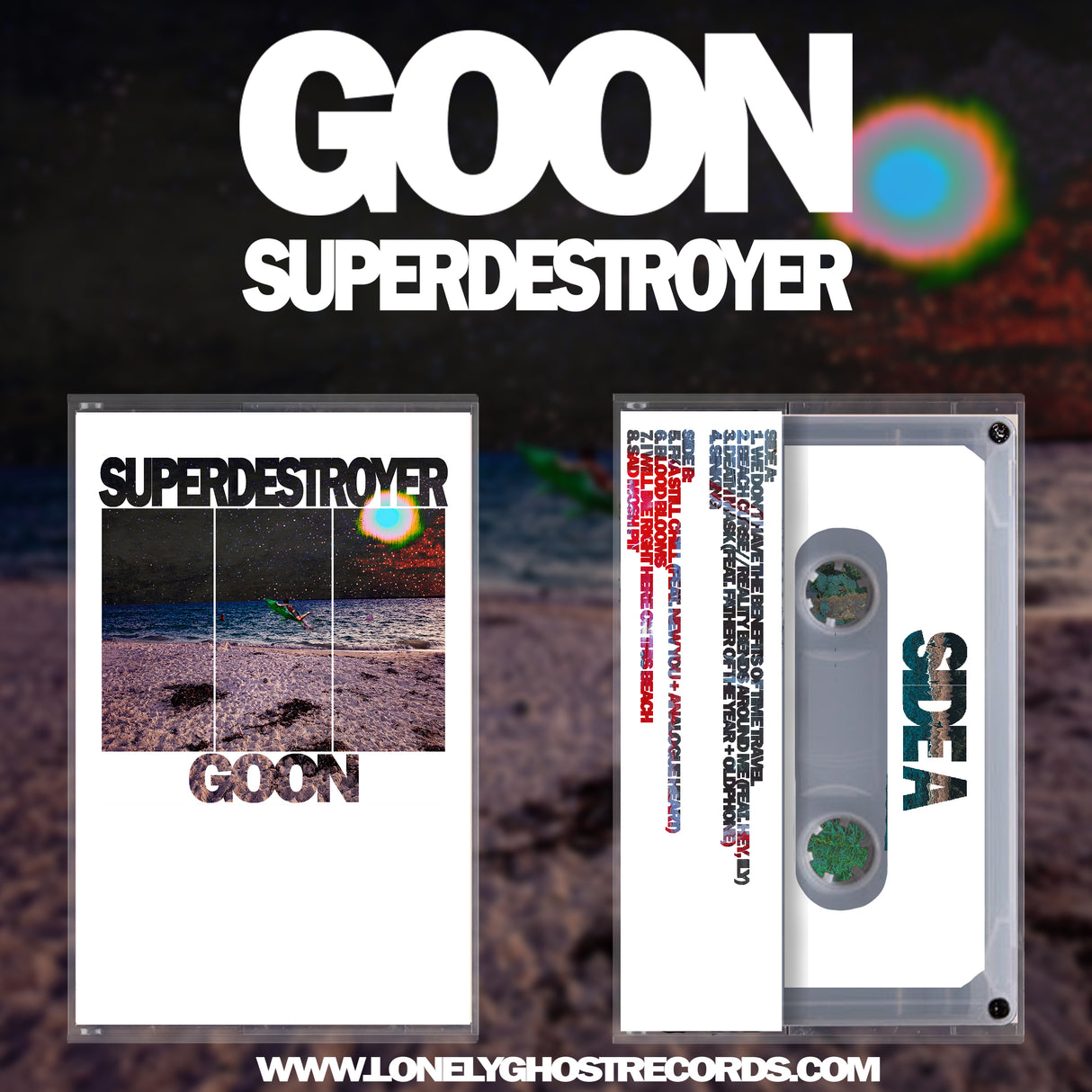 Superdestroyer - "GOON" Limited Edition Frosted Translucent Cassette