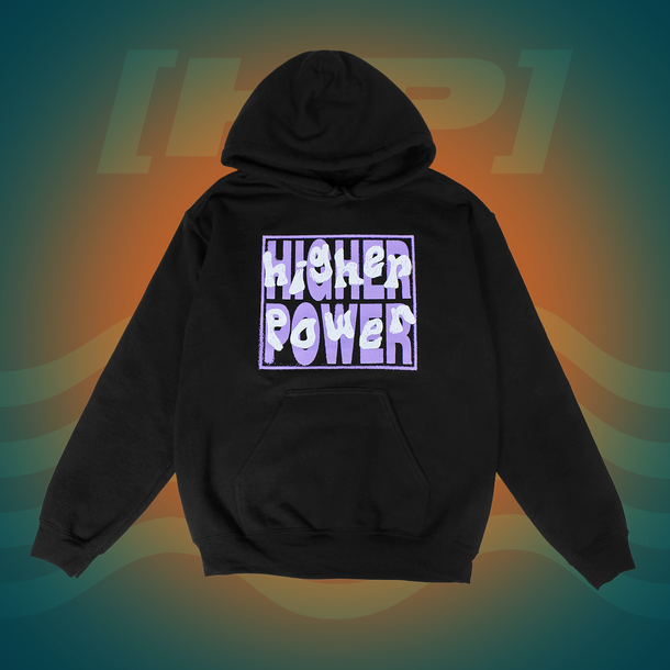 Higher Power - Purple Logo Hoodie