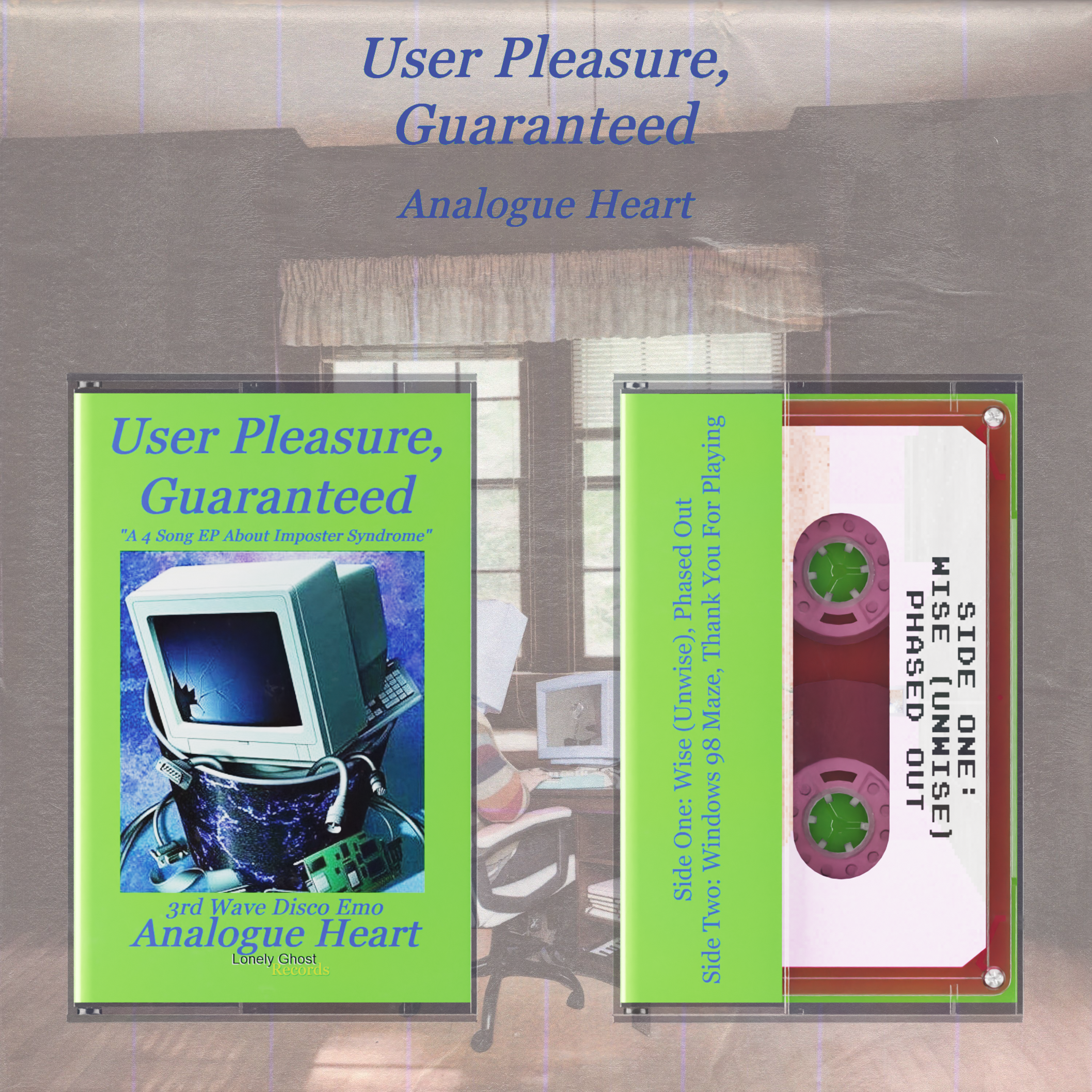 Analogue Heart - User Pleasure Guaranteed Red Cassette