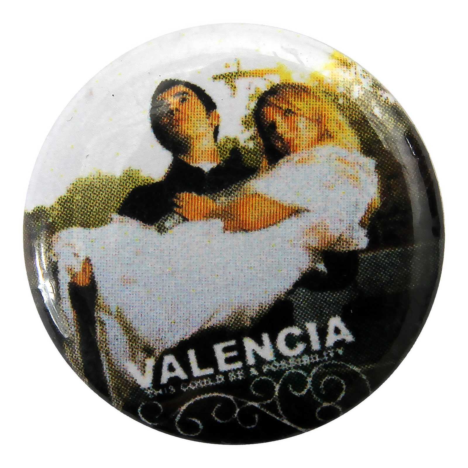 Valencia - Girl Boy Pin