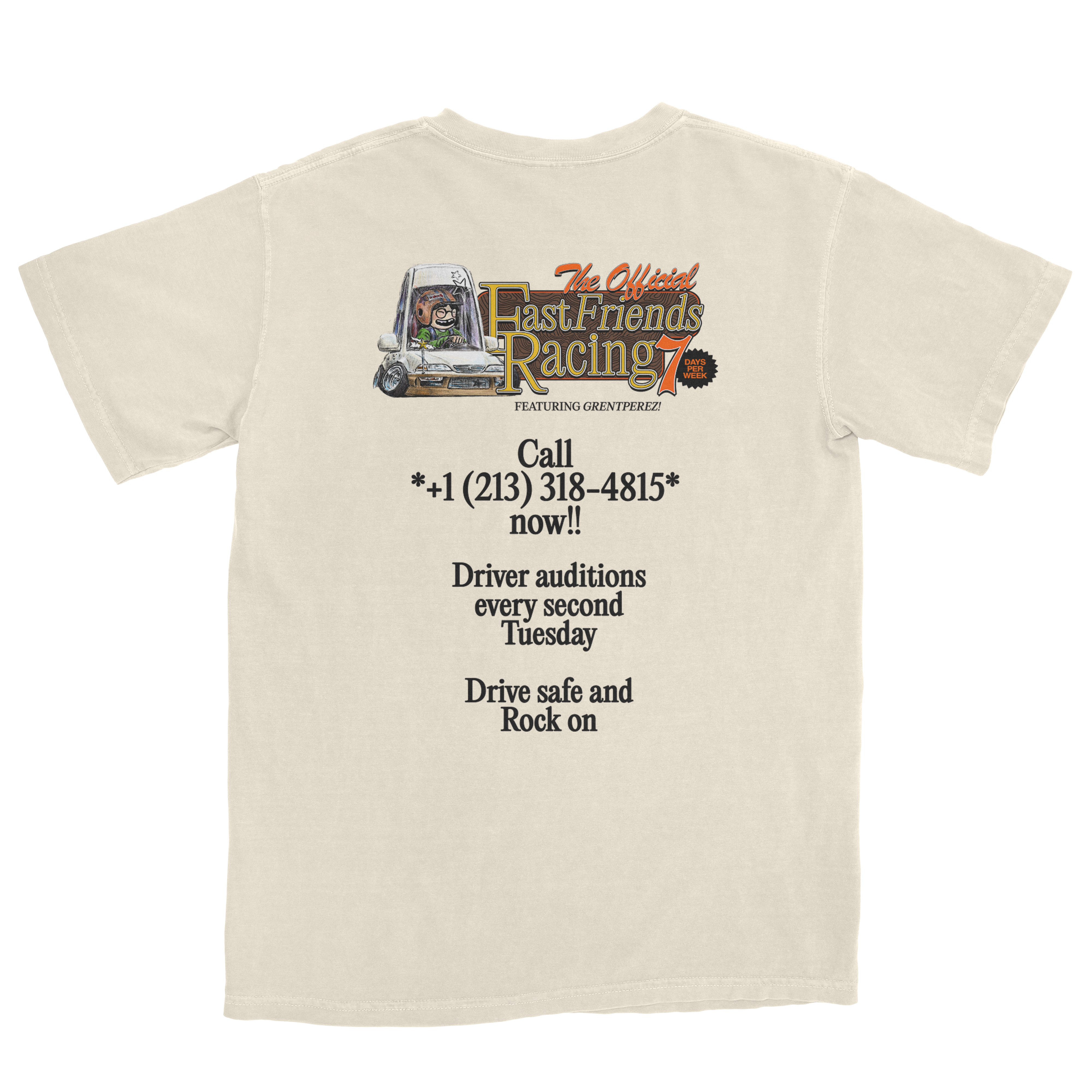 grentperez x Fast Friends Racing Tee